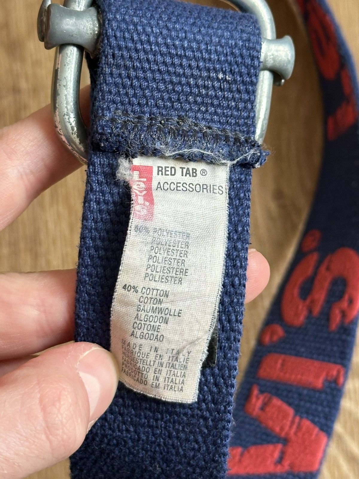 Levi's Vintage Cotton Levi’s blue belt Size 34 - 5 Thumbnail