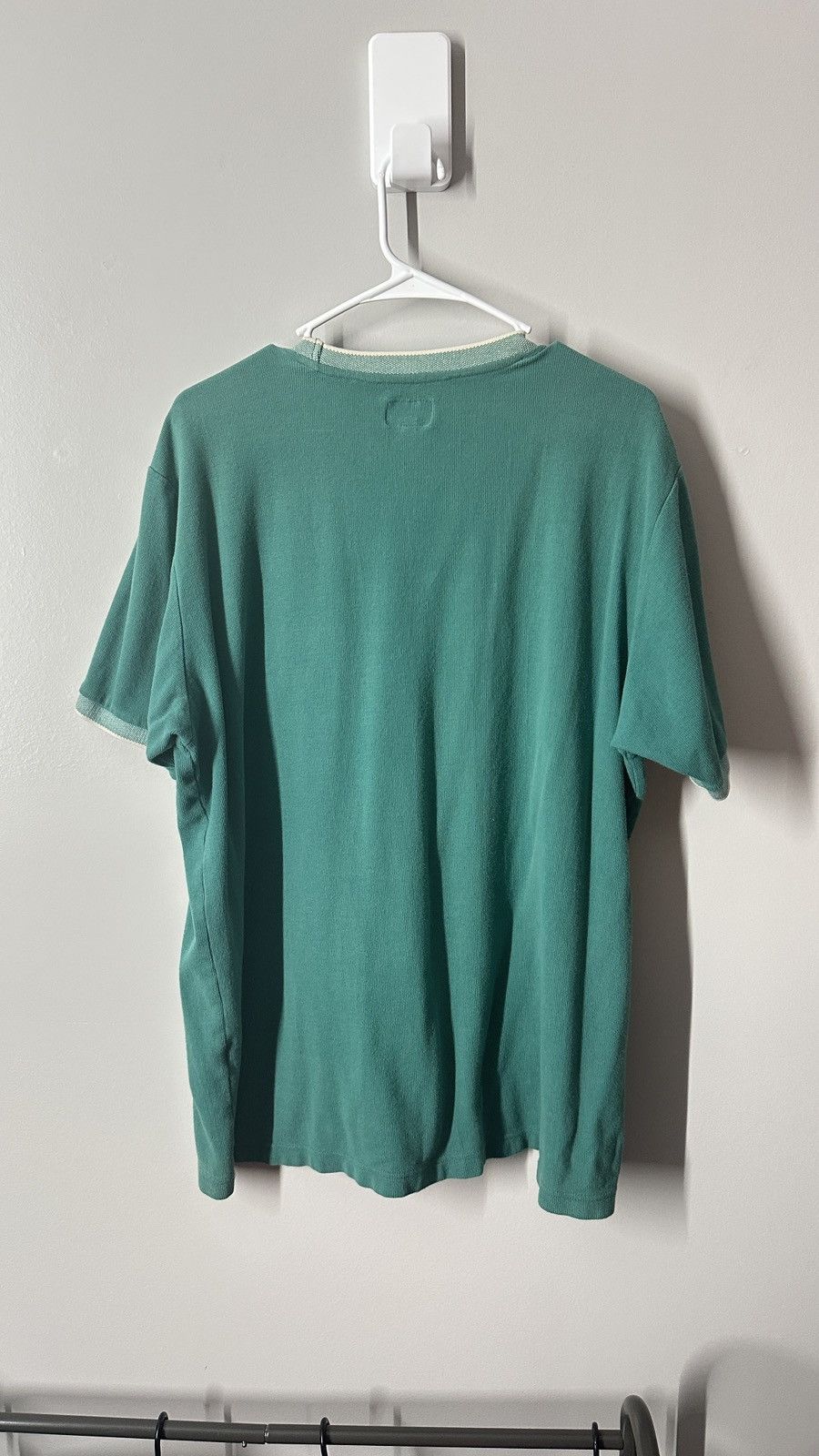 Supreme Supreme Ribbed Pocket Tee 2016 Size US XL / EU 56 / 4 - 5 Thumbnail