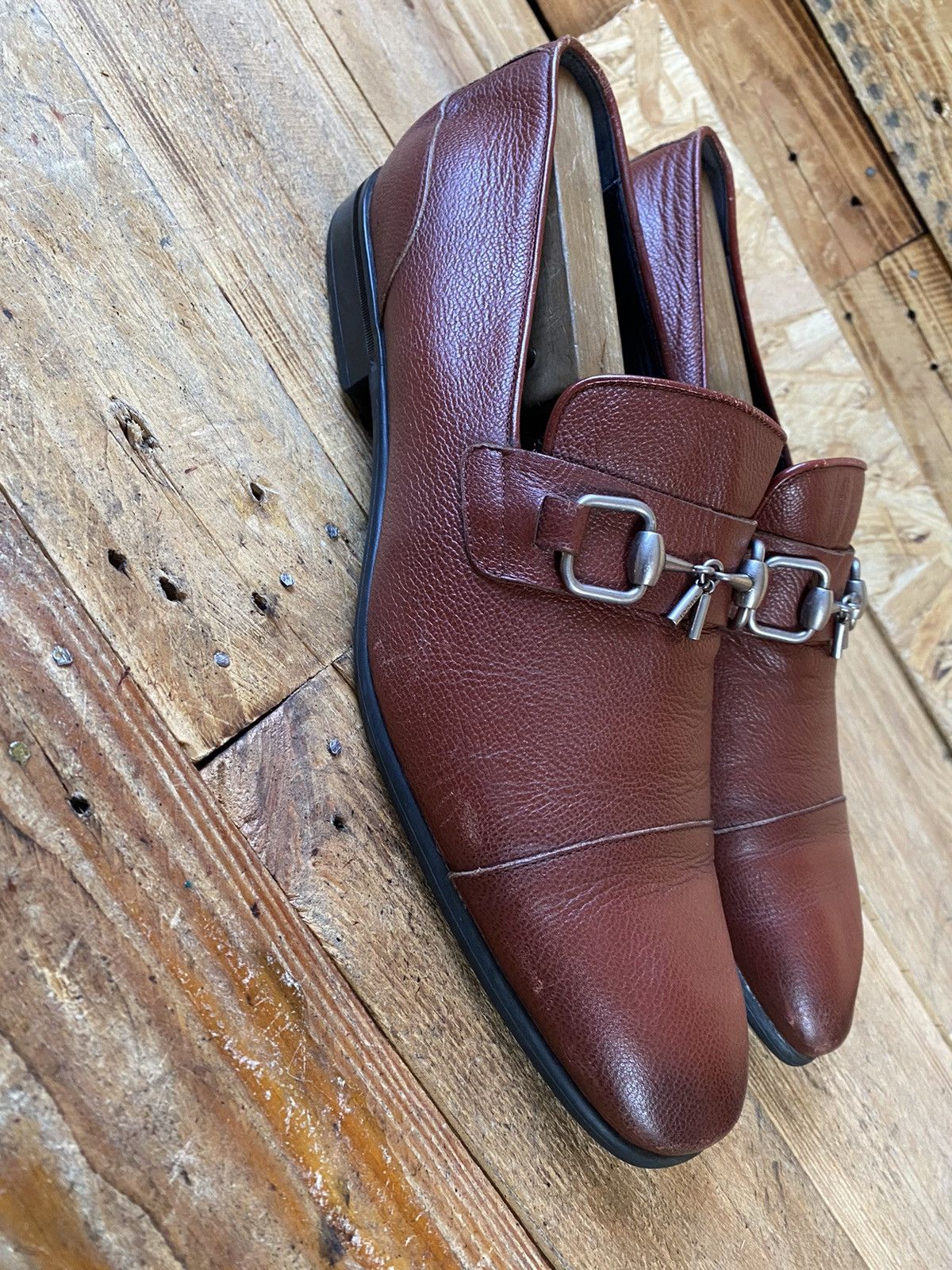 Gucci Gucci horsebit oxford cap-toe leather shoes sz uk 9 Size US 10 / EU 43 - 4 Thumbnail