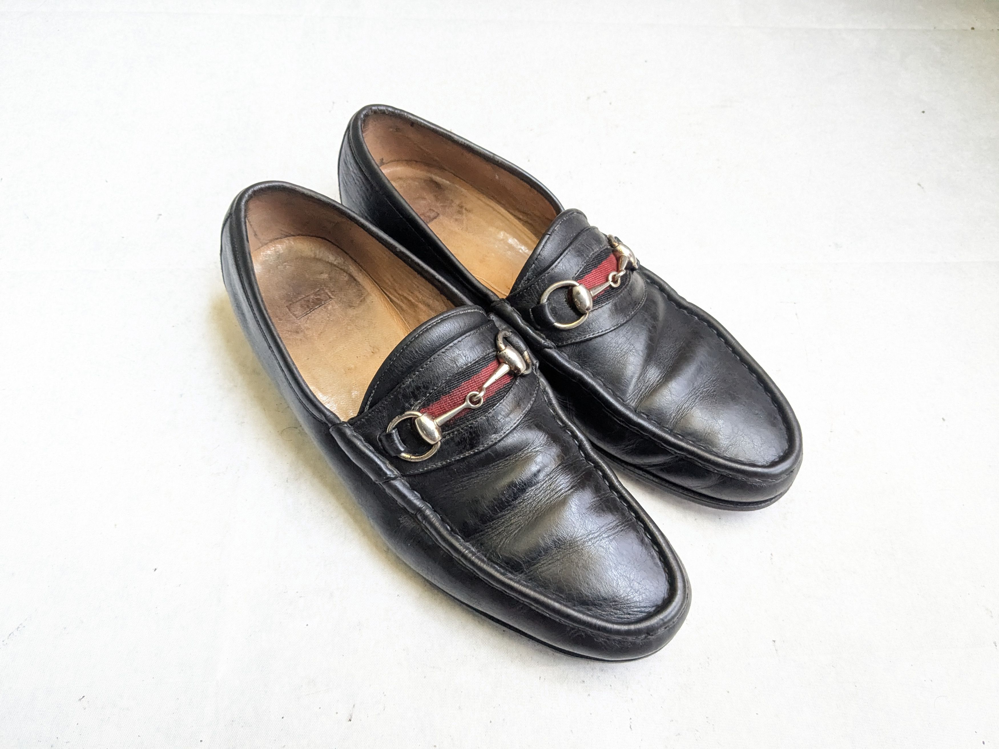 Gucci Vintage Gucci Horsebit Loafers Black 9 Narrow Size US 9 / EU 42 - 1 Thumbnail