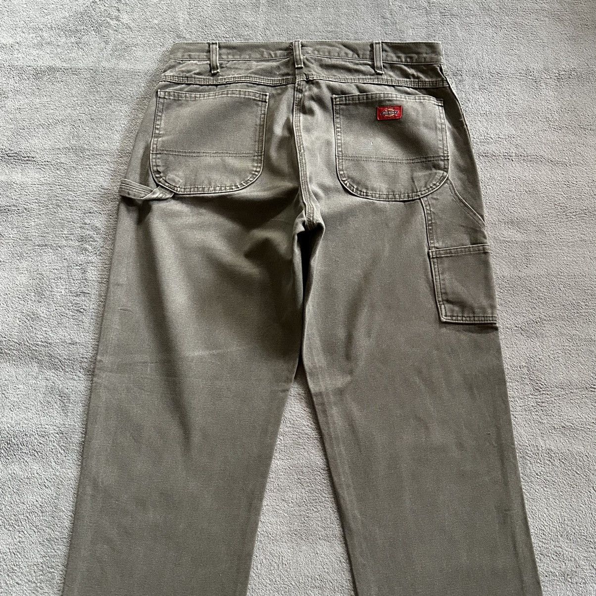 Carhartt × Dickies (36x33) Crazy Vintage Y2K Faded Dickies Carpenter Pants Moss Size US 36 / EU 52 - 17 Thumbnail