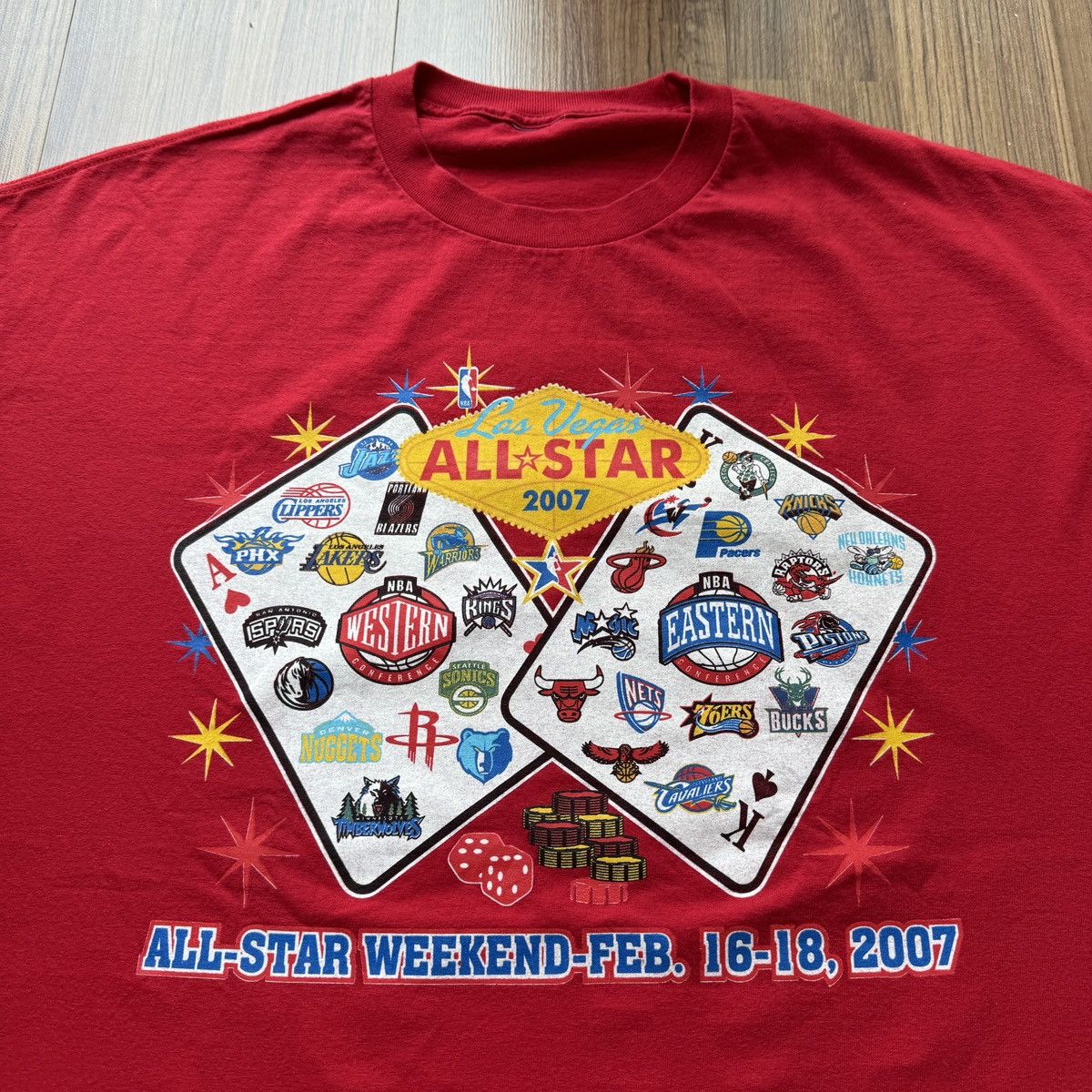 NBA 2007 NBA ALL STAR Game Las Vegas basketball West East Size US XXL / EU 58 / 5 - 4 Thumbnail