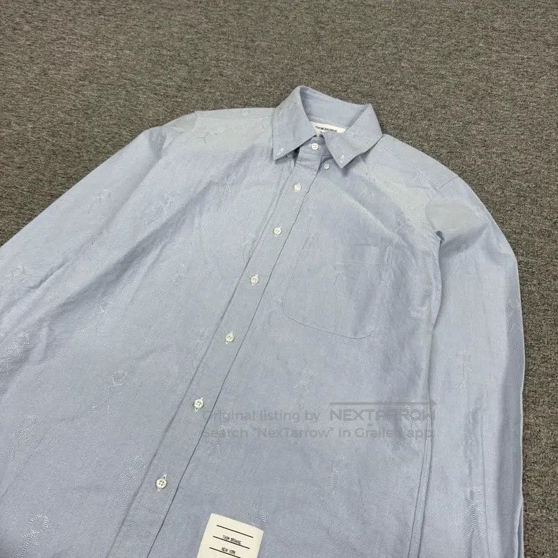 Thom Browne Thom Browne Matchstick Man Embroidered Full-Print Long-Sle Size US M / EU 48-50 / 2 - 4 Thumbnail