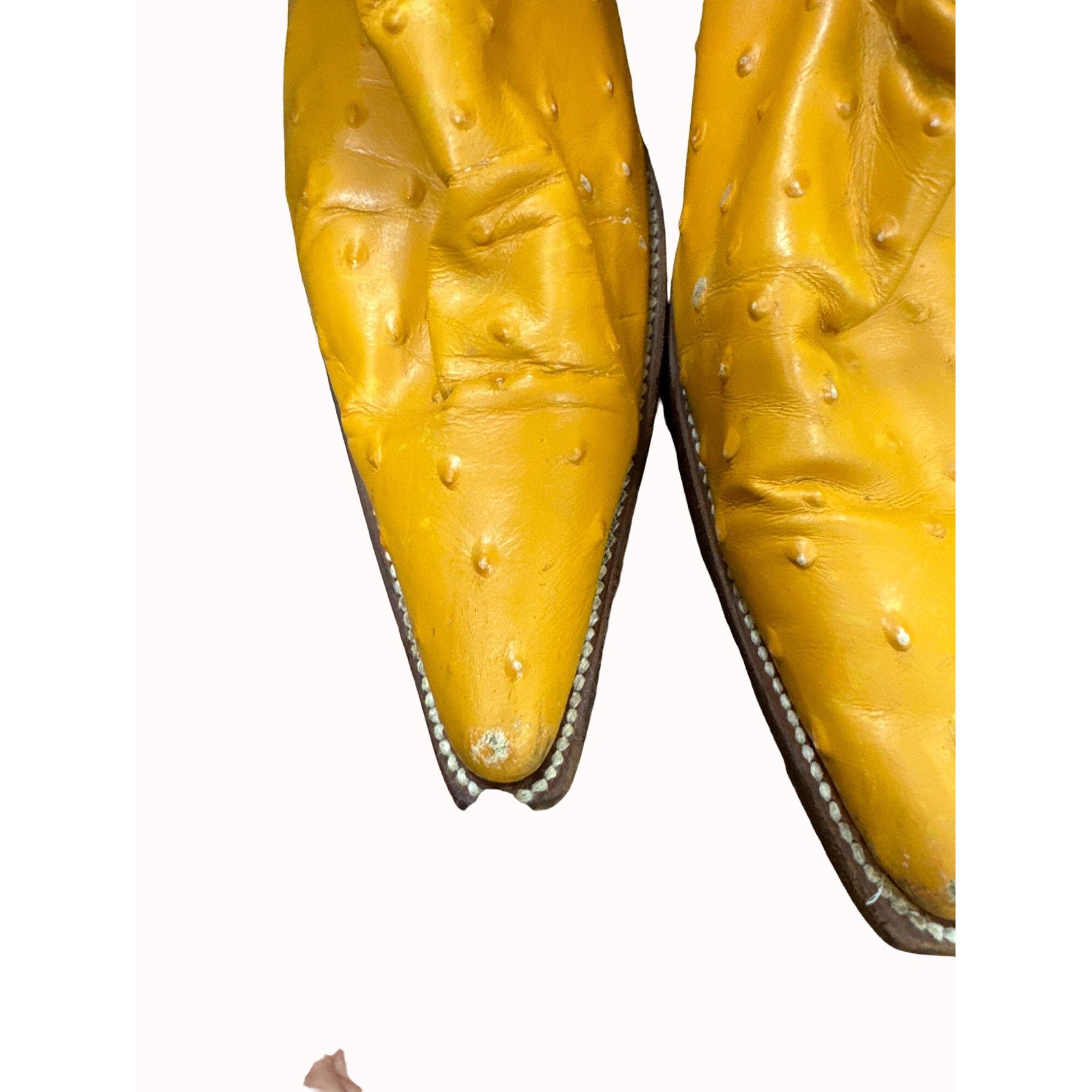 Other Potrero men’s leather orange western cowboy boots shoes size Size US 8 / EU 41 - 5 Thumbnail
