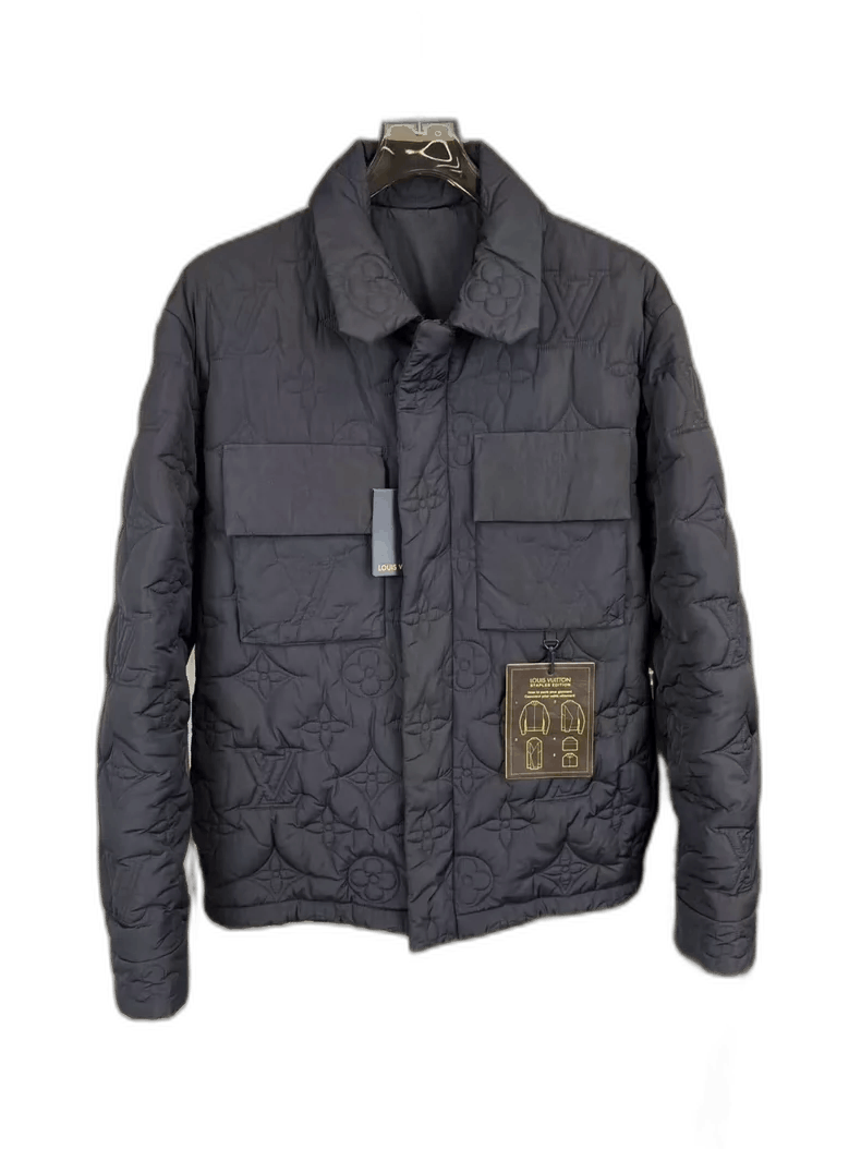 Louis Vuitton Louis Vuitton Black Quilted Cotton Jacket-yf Size US L / EU 52-54 / 3 - 1 Thumbnail