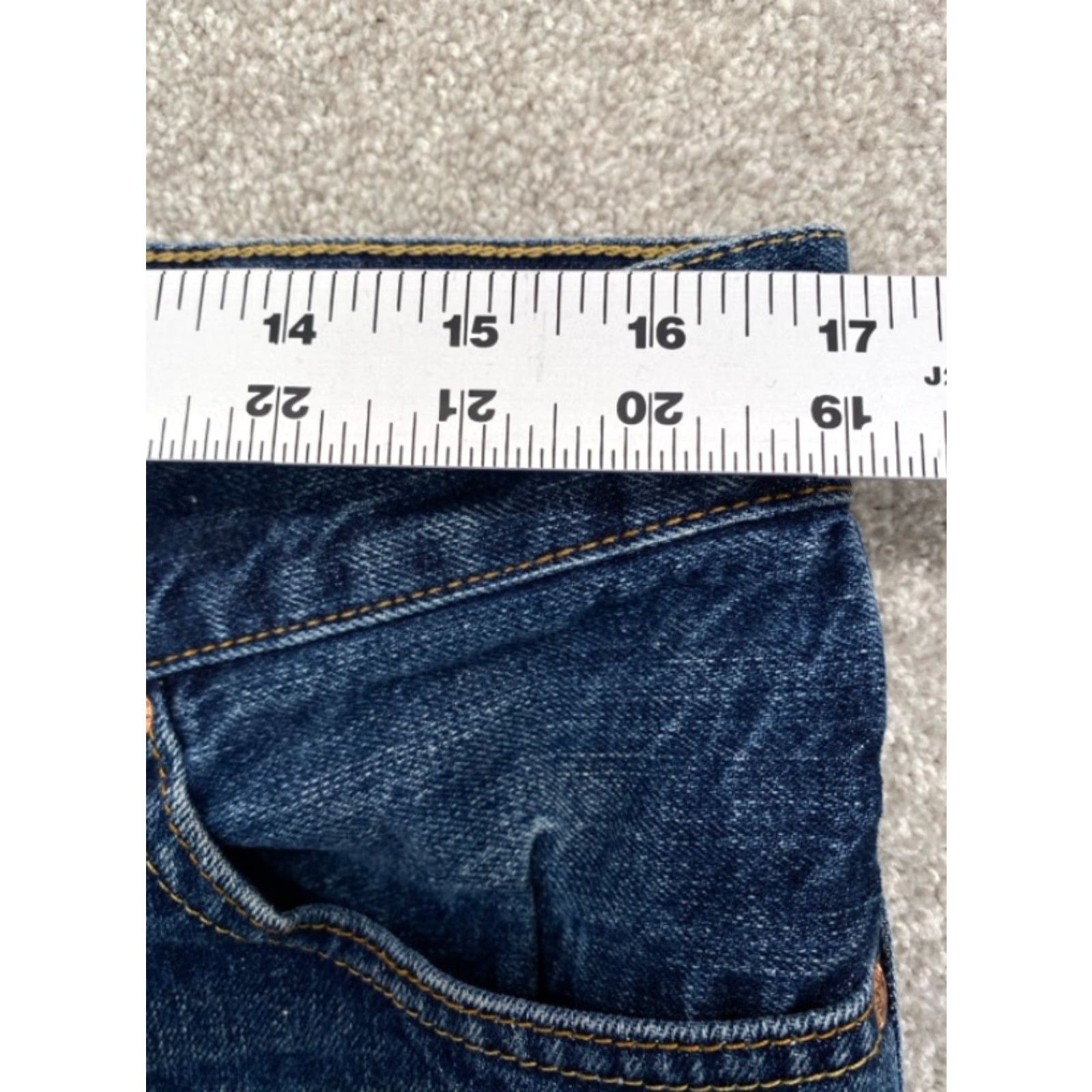 Nautica Nautica Jeans Mens 32x32 Blue Denim Jeans Straight Fit 100% Cotton 4109 Pants Regular Men 32 Blue Denim Straight 32x32 Size US 32 / EU 48 - 7 Thumbnail