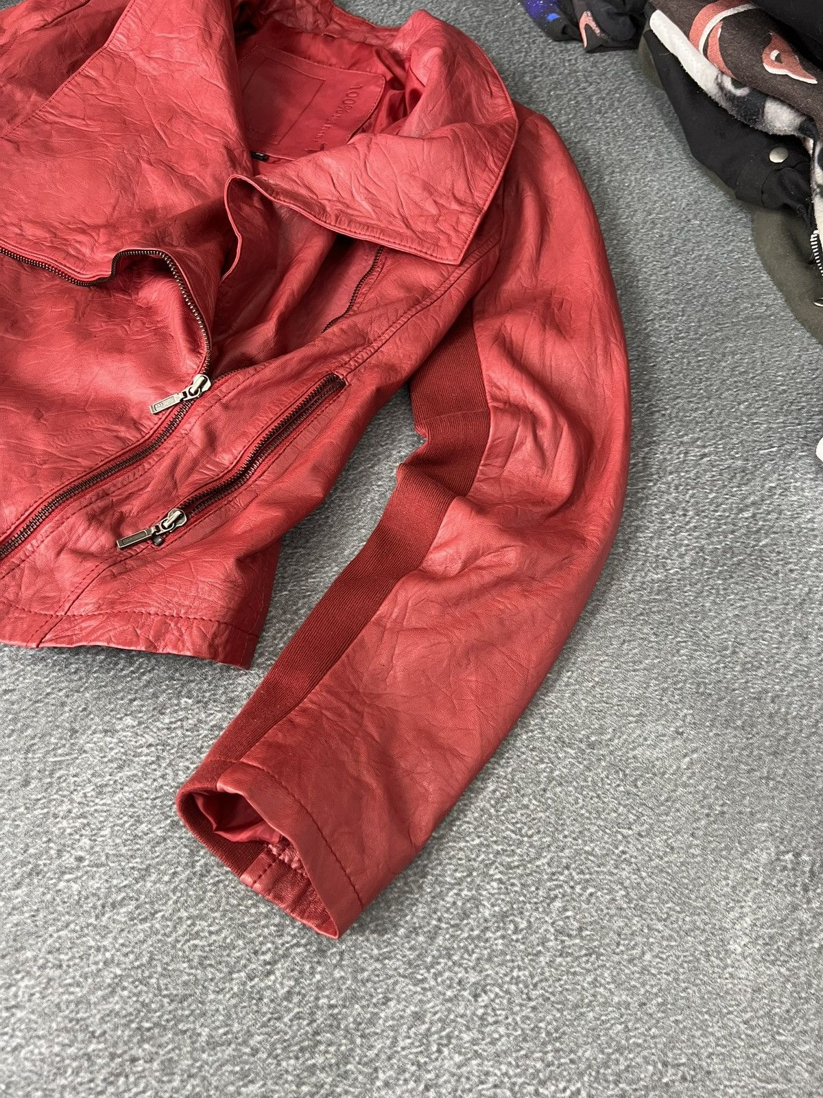 Vintage Avant Garde Leather Jacket Vintage Y2K Size M / US 6-8 / IT 42-44 - 5 Thumbnail