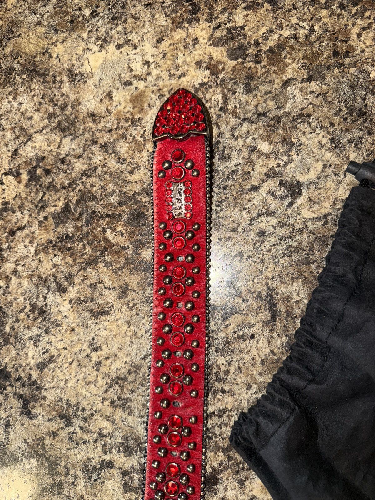 B.B. Simon B.B. Simon ruby horsehair belt Size 30 - 3 Thumbnail