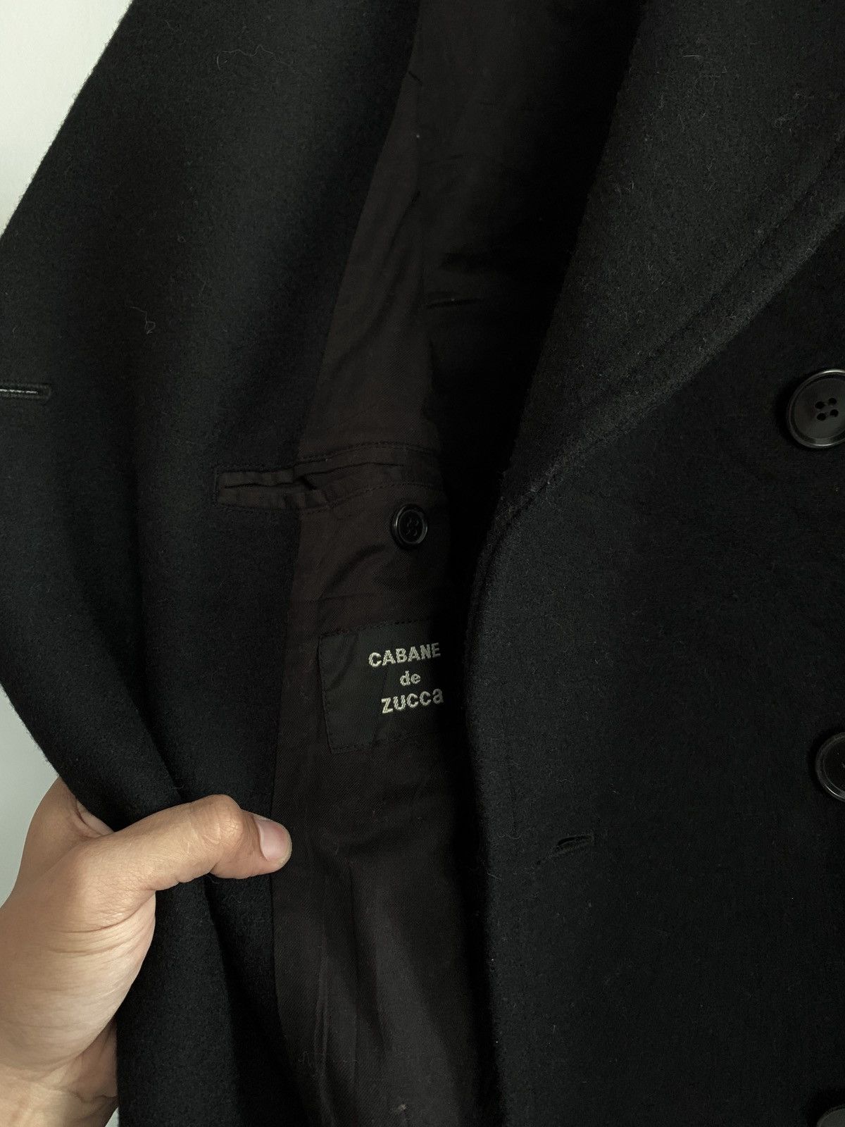CABANE de ZUCCa Issey Miyake Cabane de Zucca Double Breasted Wool Coat Size US S / EU 44-46 / 1 - 7 Thumbnail
