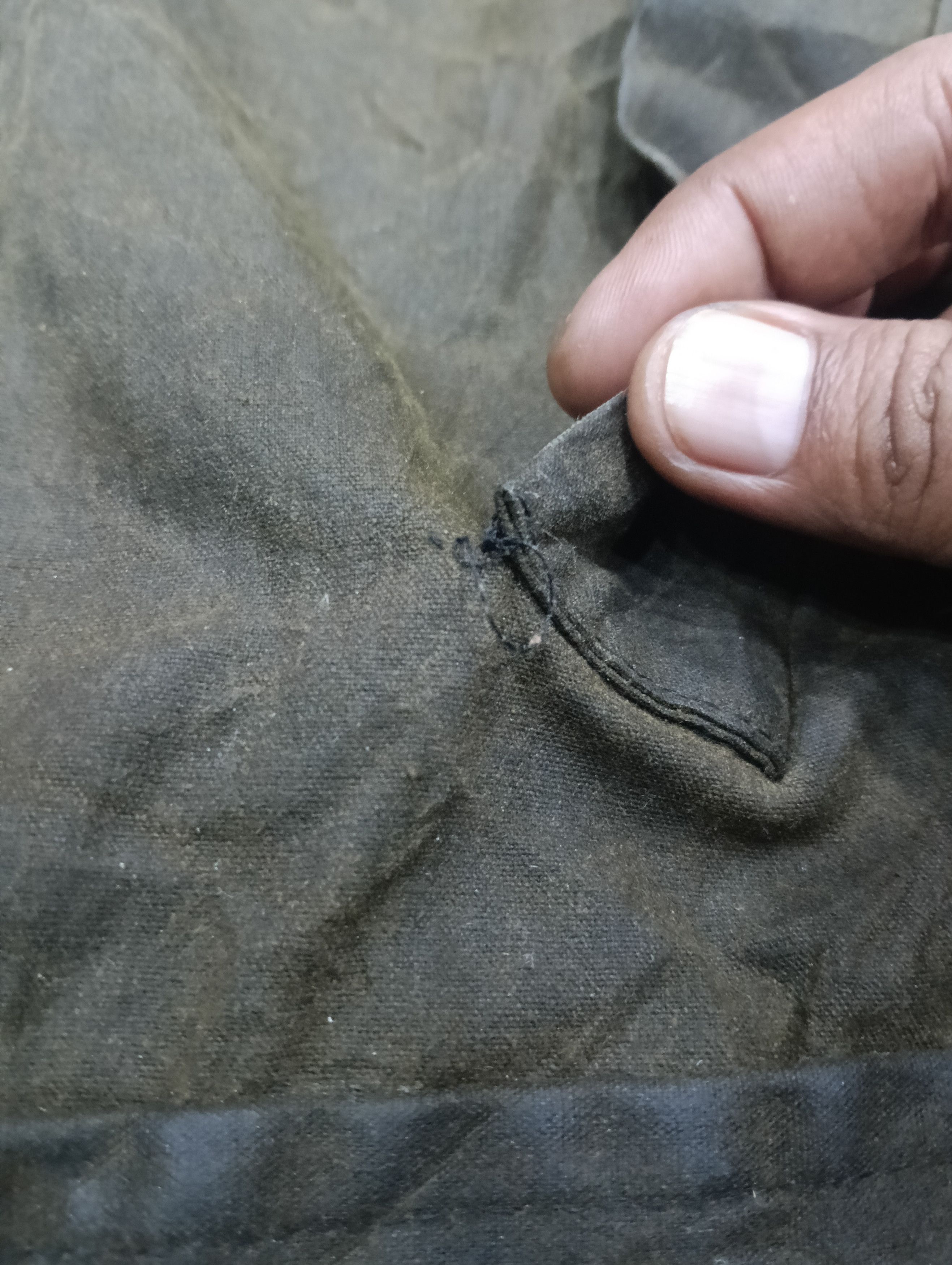 Vintage Vintage Raf British Army Wax Jacket Like Barbours Size US L / EU 52-54 / 3 - 17 Thumbnail