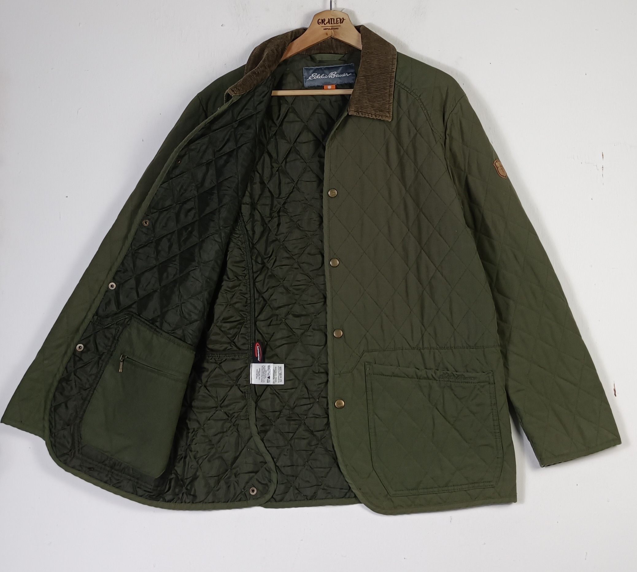 Eddie Bauer × Japanese Brand Eddie Bauer Primaloft Quilted Jacket Size US M / EU 48-50 / 2 - 2 Thumbnail