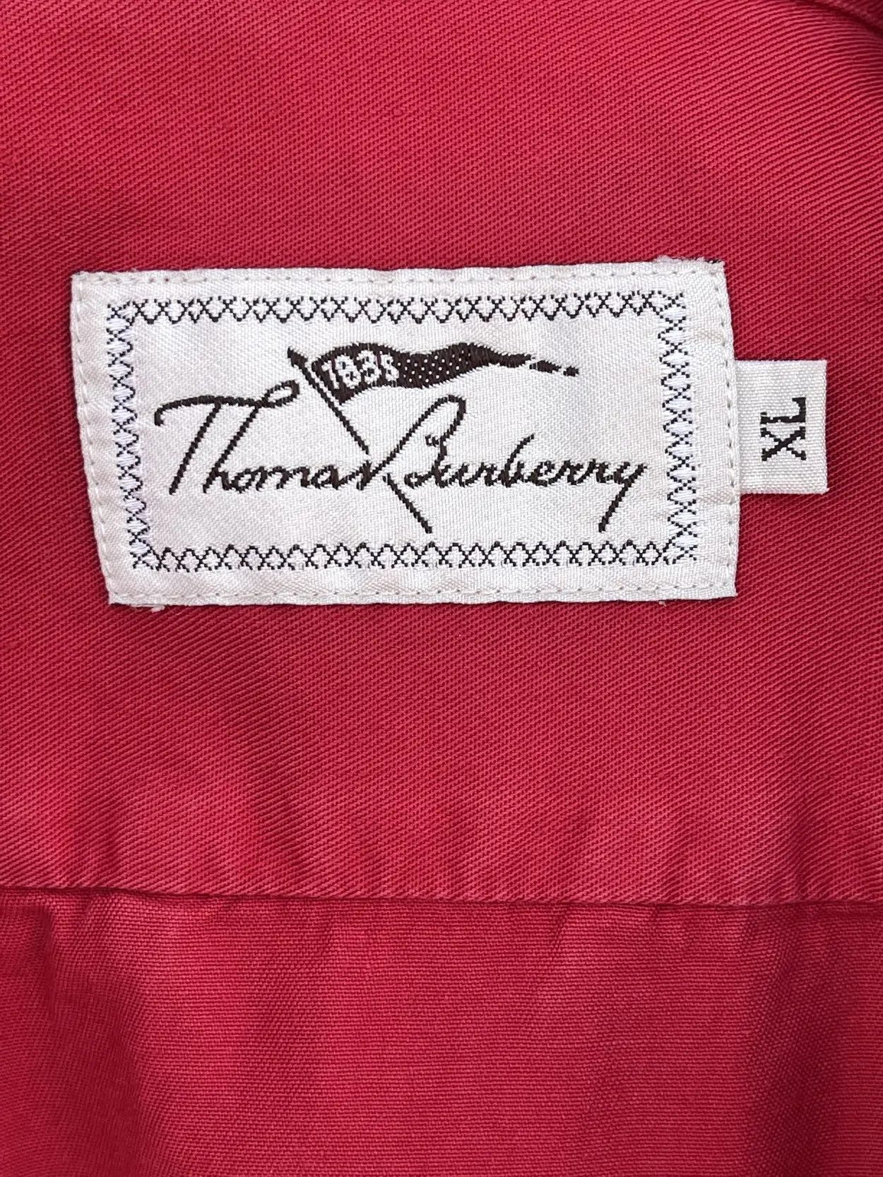 Burberry 🔥 red Burberry TB shirt red coton size xl flag logo thomas Size US XL / EU 56 / 4 - 9 Thumbnail