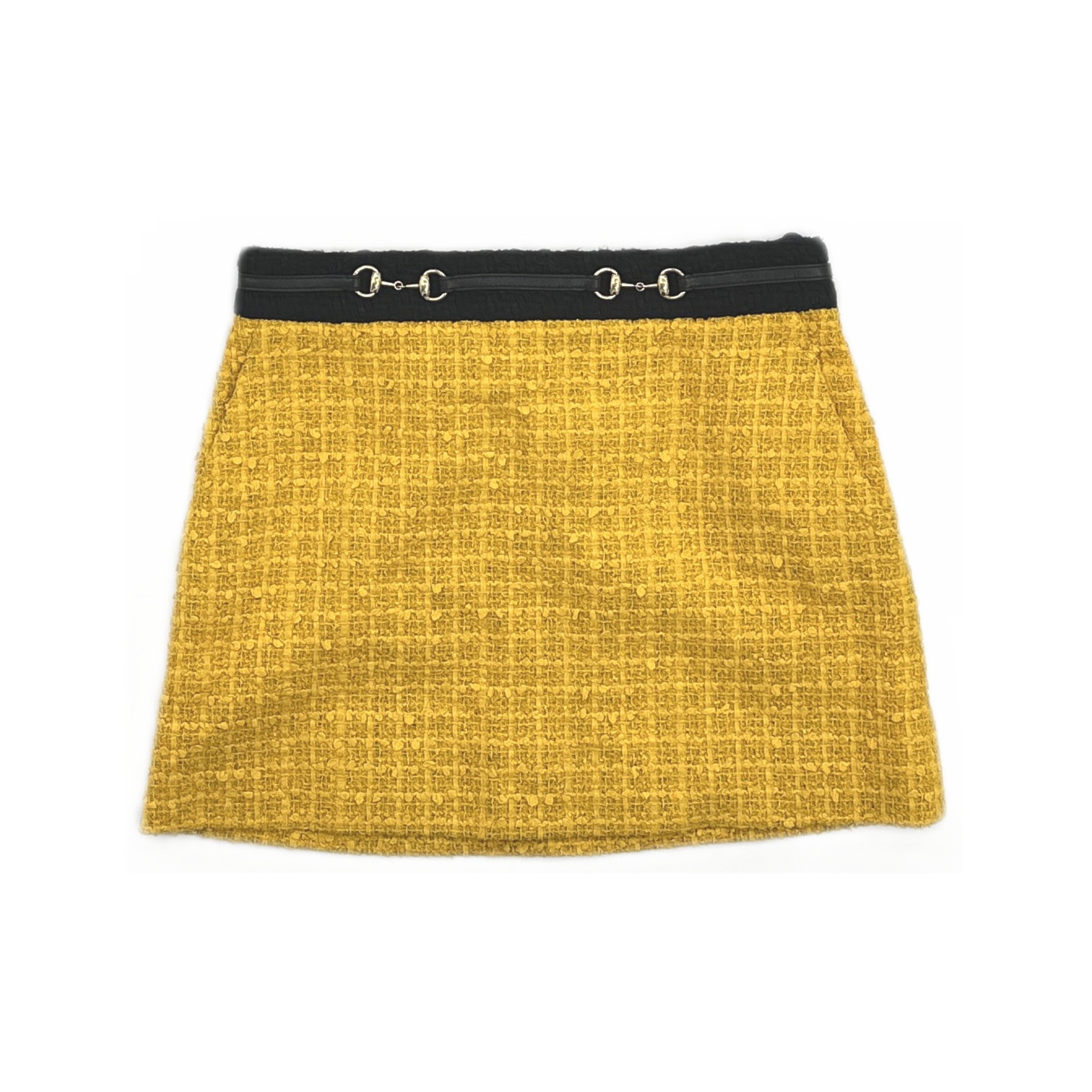 Gucci Gucci Horsebit Tweed Mini Skirt Size 40 Size 27" / US 4 / IT 40 - 1 Thumbnail