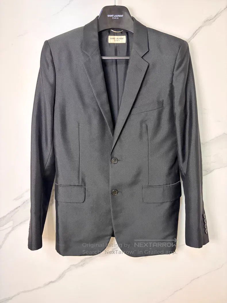 Saint Laurent Paris Saint Laurent Paris Wool Smoking Suit Size US M / EU 48-50 / 2 - 1 Thumbnail