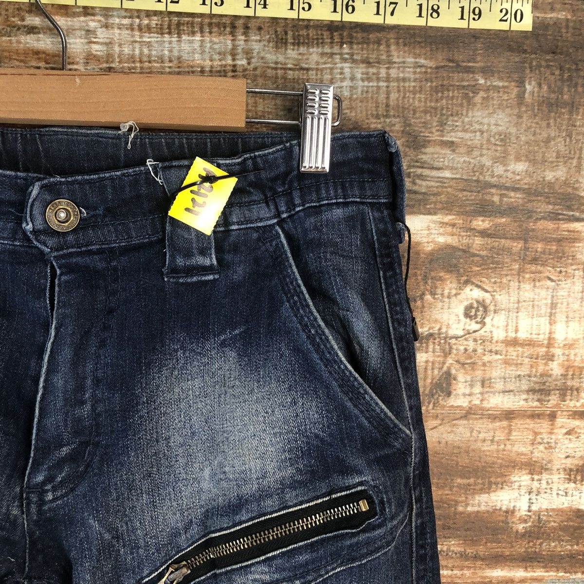 Japanese Brand Field Core japan utility Blue Denim jogger Pants #A2116 Size US 29 - 8 Thumbnail