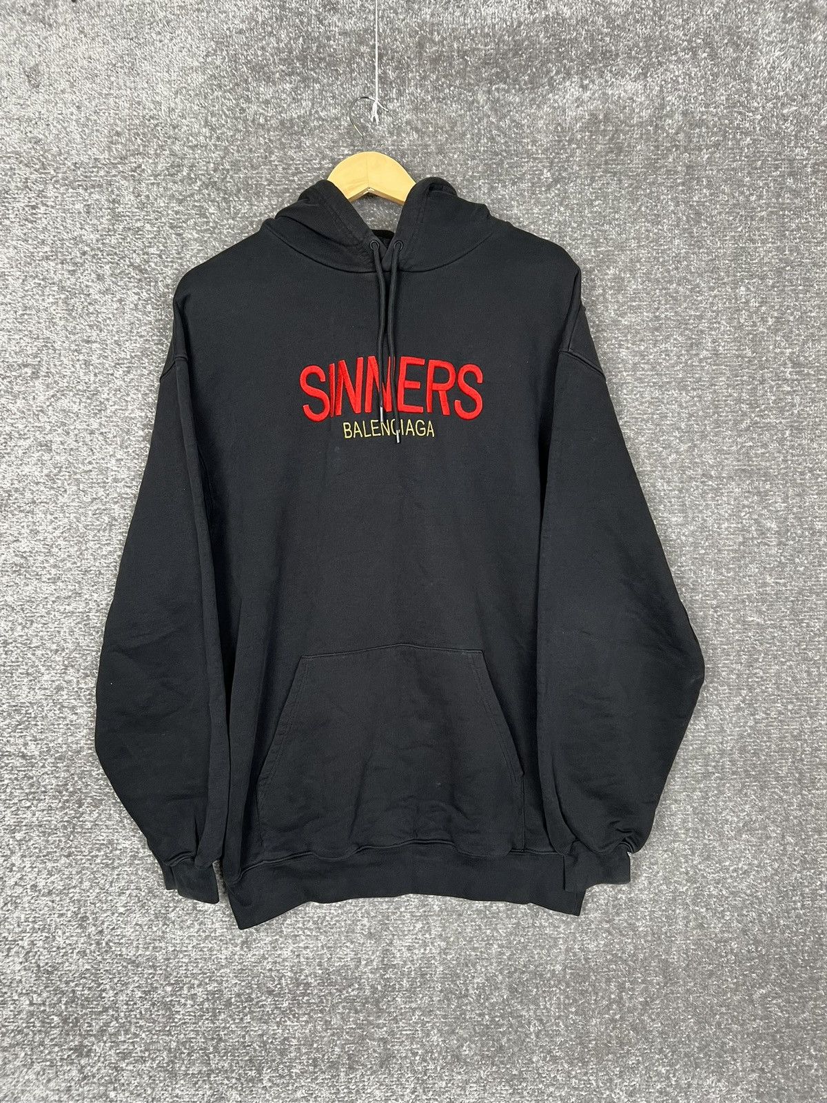 Balenciaga Balenciaga Sinners Hoodie (BLACK) | Grailed