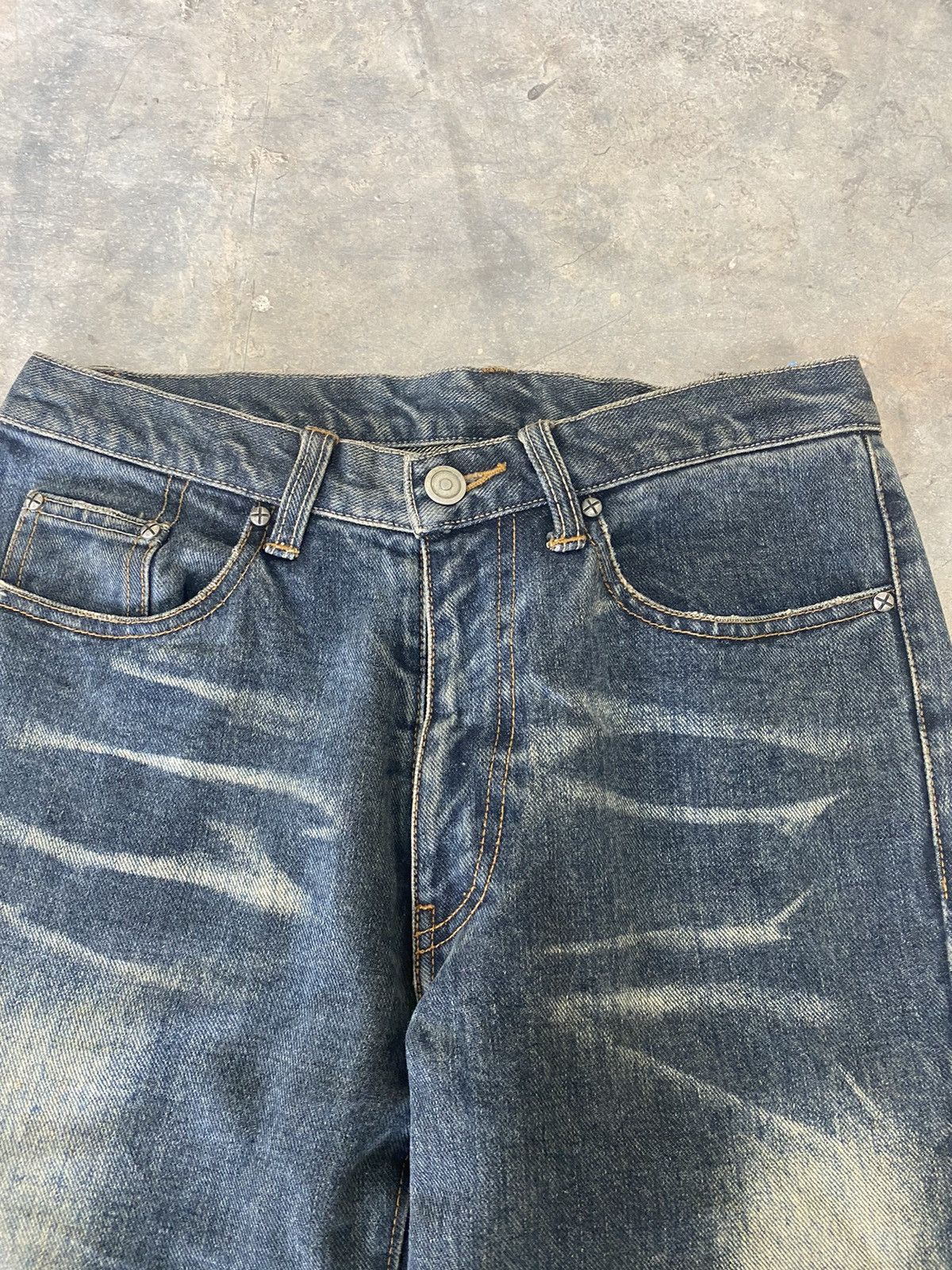 Hysteric Glamour × Japanese Brand × Le Grande Bleu (L.G.B.) Flare☠️ Custom Culture Flare Mudwash punk Grunge Lgb Japan Size US 29 - 5 Thumbnail