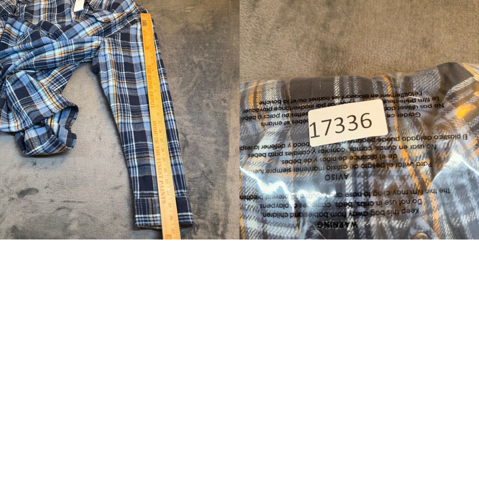 Vintage LL Bean Field Flannel Shirt Mens XXL 2XL Blue Orange Plaid Slightly Fitted Button-Up Size US XXL / EU 58 / 5 - 8 Thumbnail