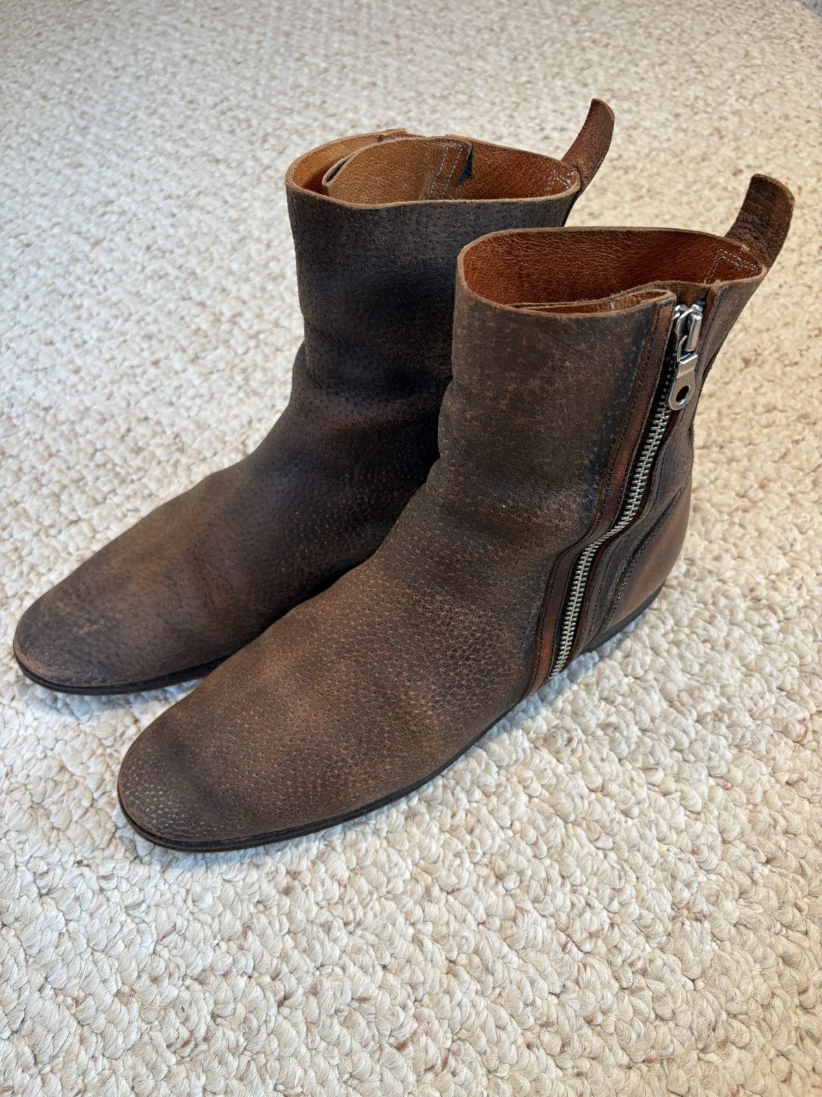 Maison MIHARA YASUHIRO Maison Mihara Yasuhiro Stacked Leather Side