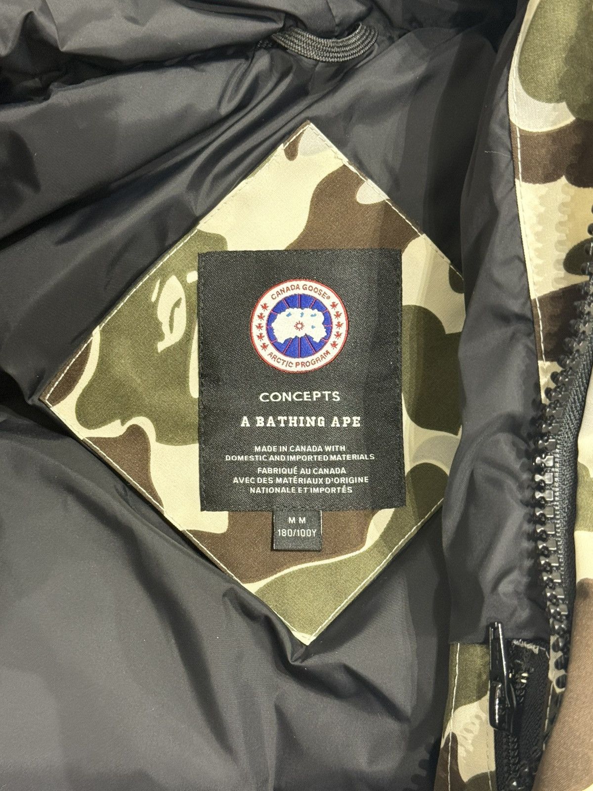Bape × Canada Goose Canada Goose X Bape White Expedition Jacket Size US M / EU 48-50 / 2 - 5 Thumbnail