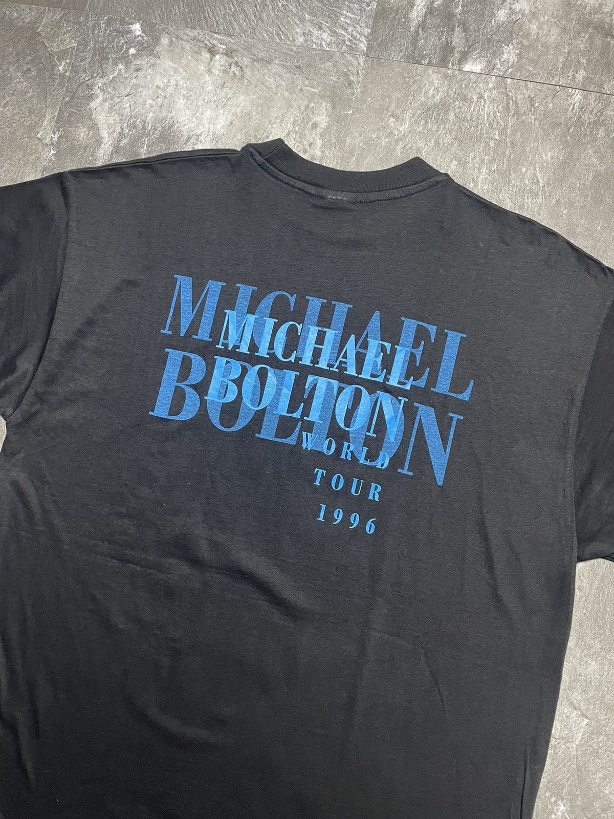Band Tees Vintage 1994 1996 Michael Bolton World Tour Concert Size US XL / EU 56 / 4 - 6 Thumbnail