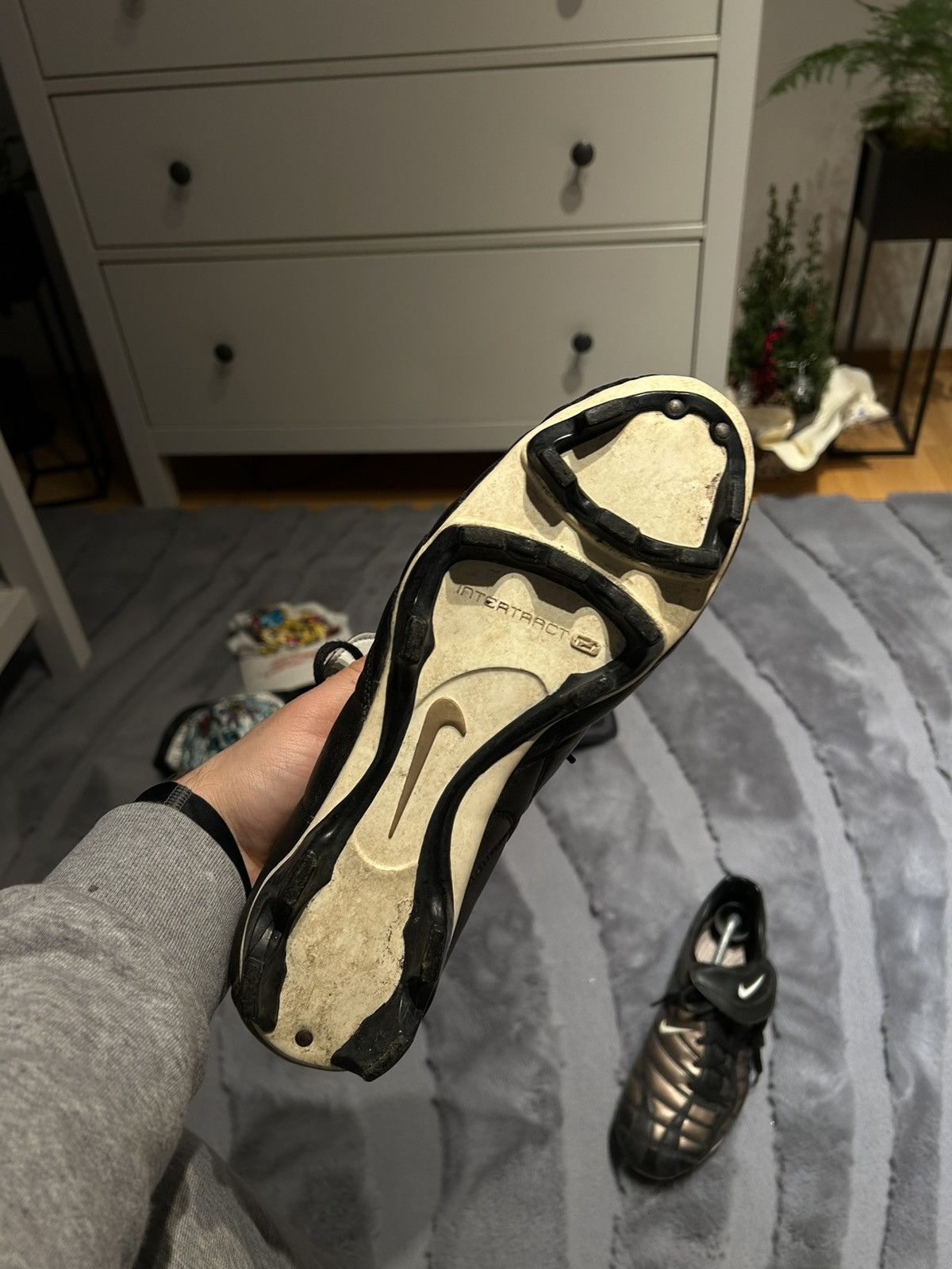 Nike Vintage Nike Total 90 Zoom Air FG Bronze Football Soccer Size US 9.5 / EU 42-43 - 6 Thumbnail