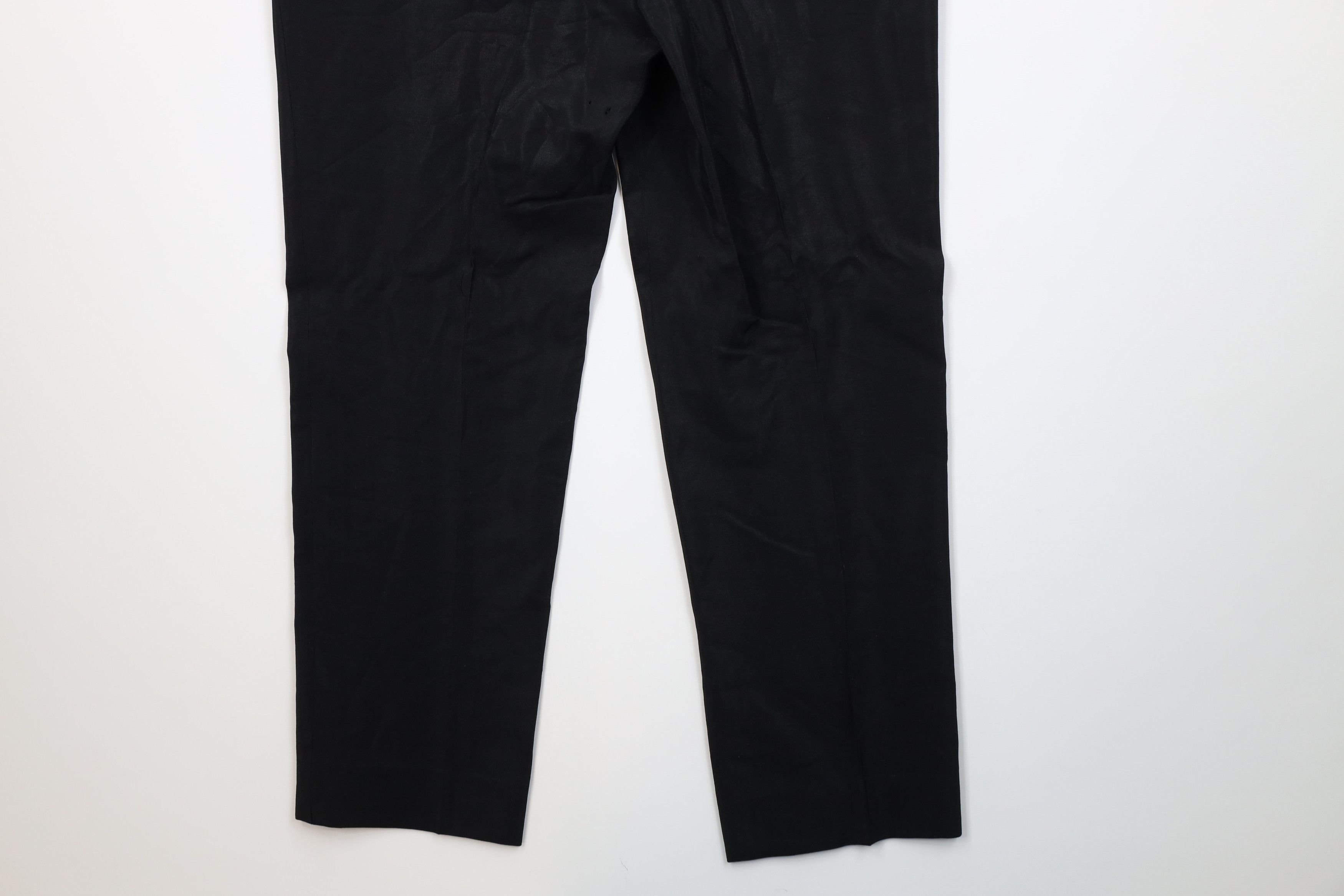 Vintage Vintage 50s Rockabilly Gabardine Knit Chino Pants Black USA Size US 34 / EU 50 - 13 Thumbnail