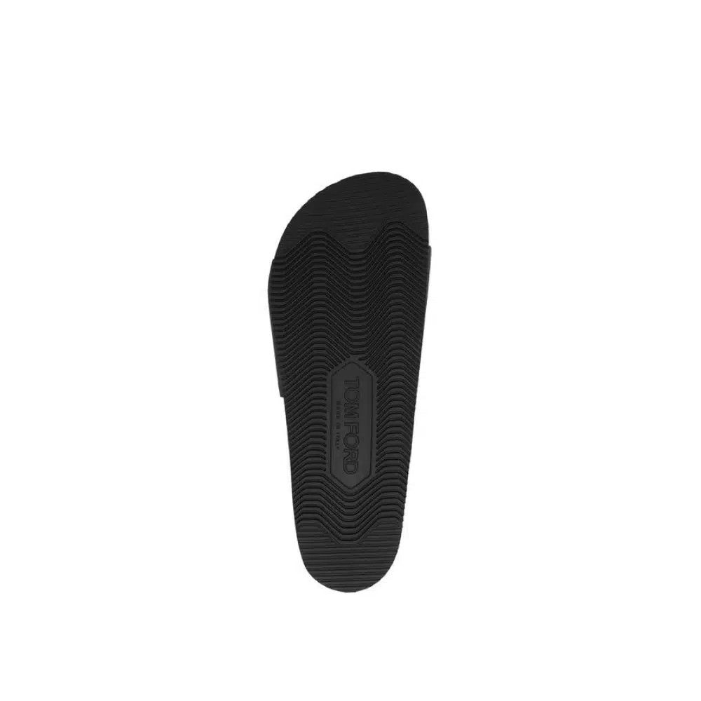Tom Ford o1loc1c0226 J1533 Size: 12 TF / Suede Wicklow Sandals Black Size US 12 / EU 45 - 4 Thumbnail
