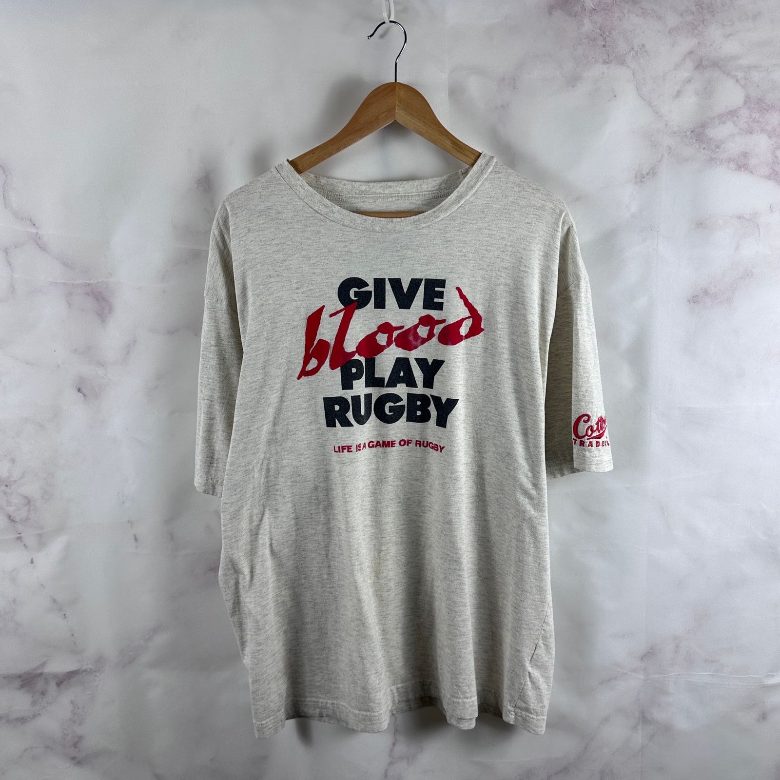 Cotton Traders Vintage Rugby Tee Size US XL / EU 56 / 4 - 1 Thumbnail