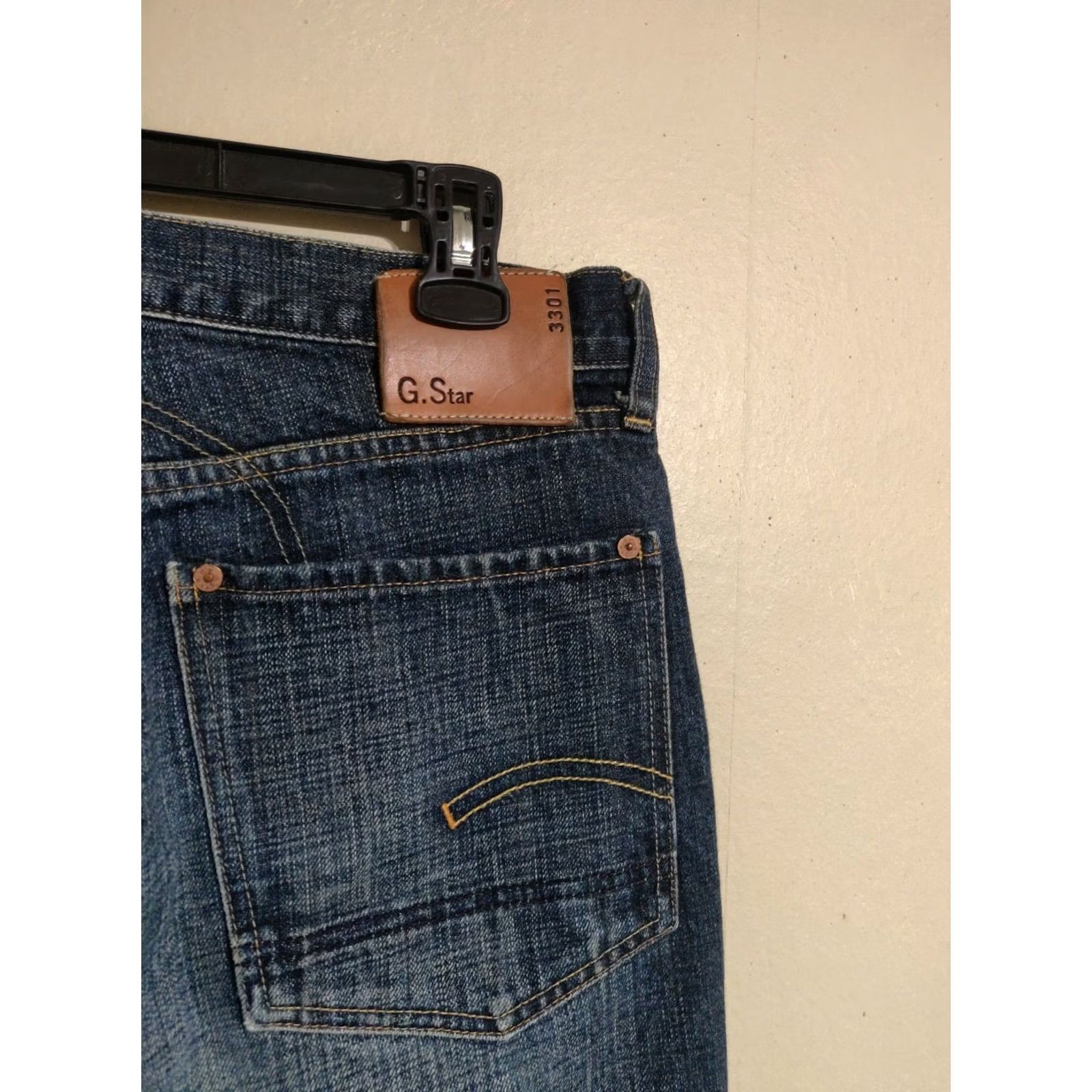 G-Star G-Star Raw Denim 5625 Low Crotch Straight Leg Designer Jeans - Men's 34x34 Size US 34 / EU 50 - 5 Thumbnail