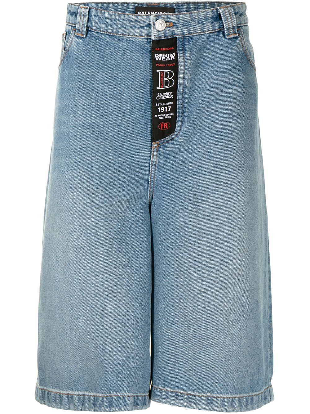 Balenciaga Baggy Skater Jorts Size US 30 / EU 46 - 1 Thumbnail