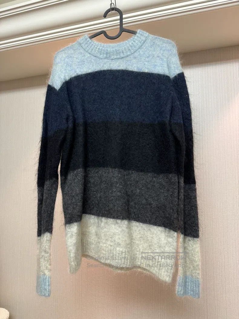 Acne Studios Acne Studios Mohair gradient blue knitted sweater Size XXS / US 00 / IT 34 - 1 Thumbnail