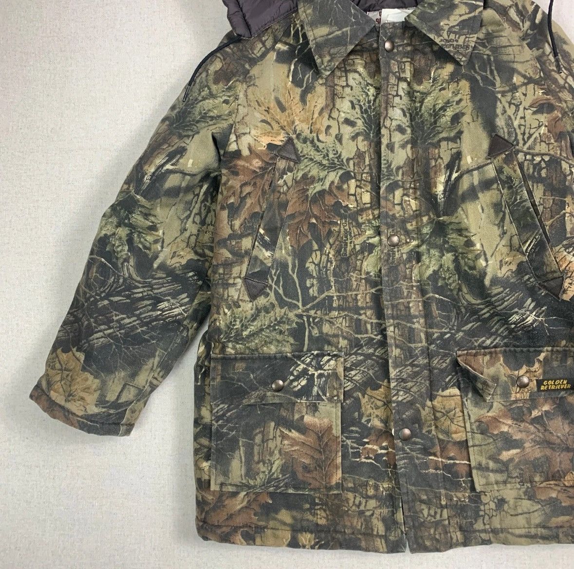 Realtree Vintage Real Tree Camo Canvas Jacket Golden Retriever Size US S / EU 44-46 / 1 - 4 Thumbnail