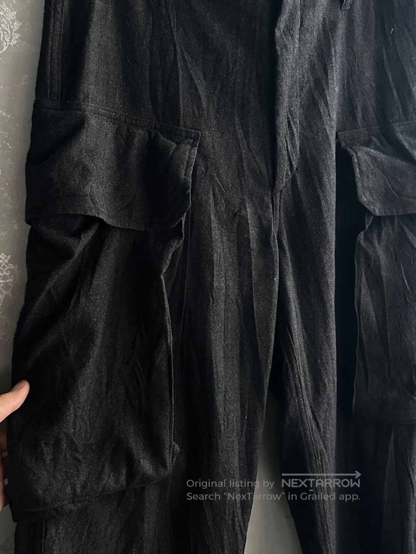 Other julius size2 04aw 3D-Pocketed Cargo Wool Long Pants| Size US 31 - 3 Thumbnail