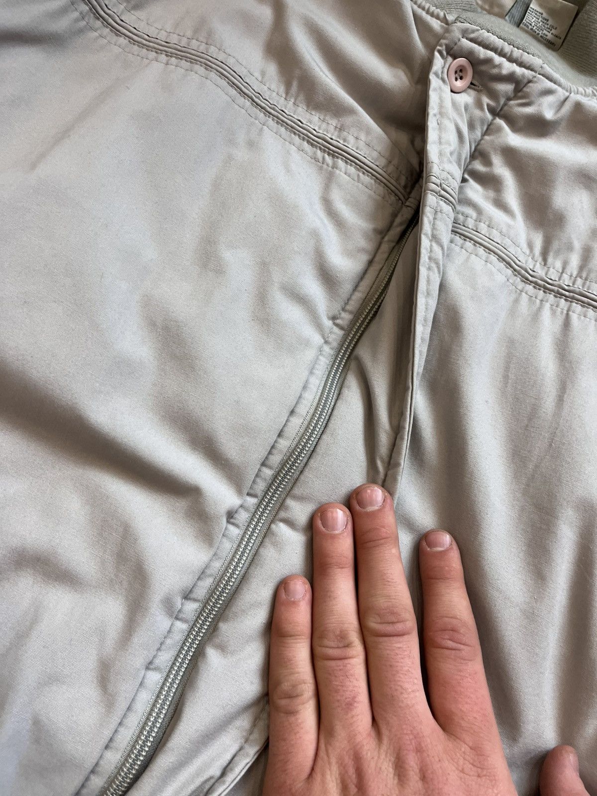 Alpha Industries × Vintage Vintage Bomber Jacket Grey Oversize Falls Creek minimalistic Size US XXL / EU 58 / 5 - 9 Thumbnail