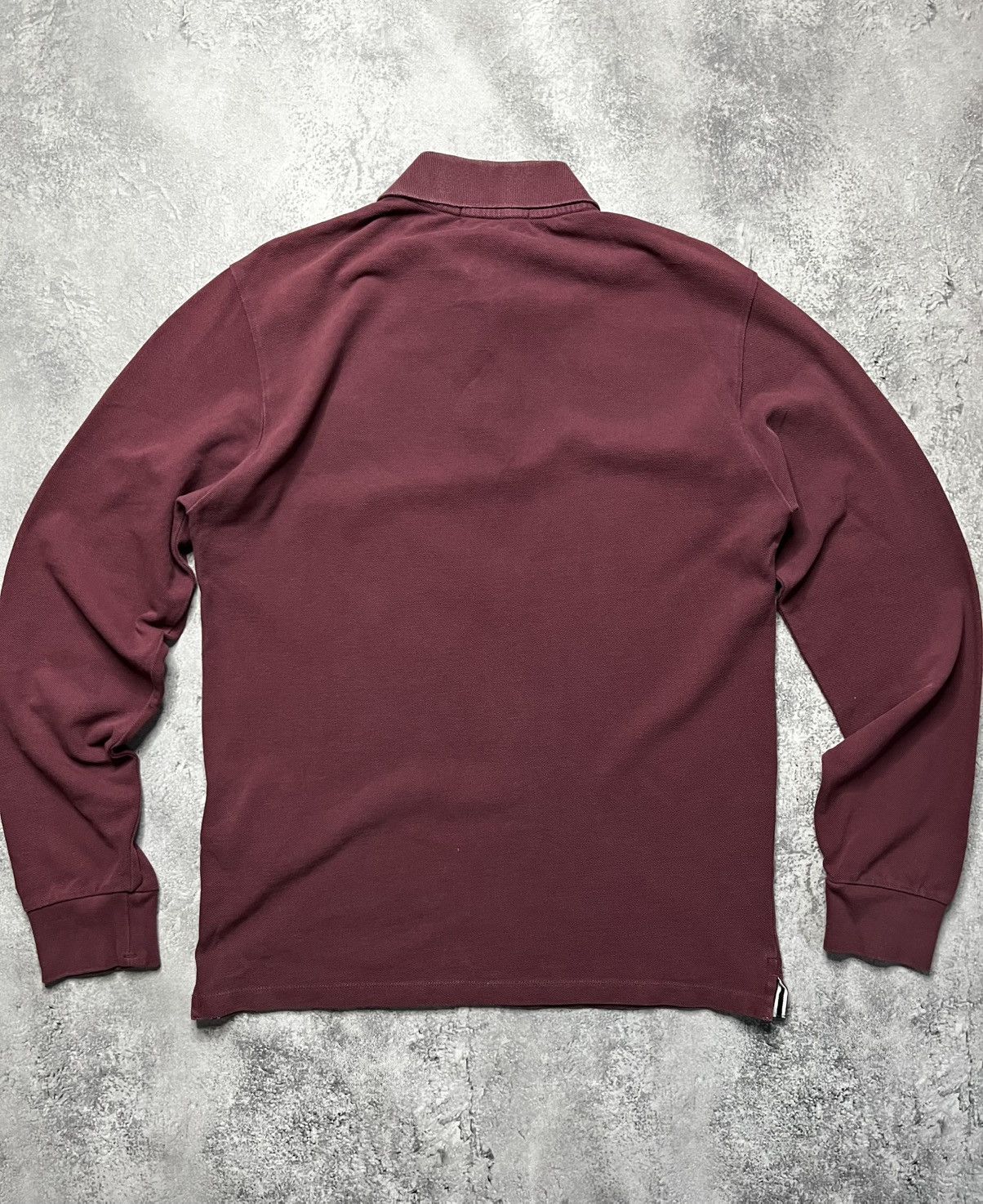 Stone Island Stone Island Long Sleeve Polo Patch Program Burgundy Men’s S Size US S / EU 44-46 / 1 - 10 Thumbnail