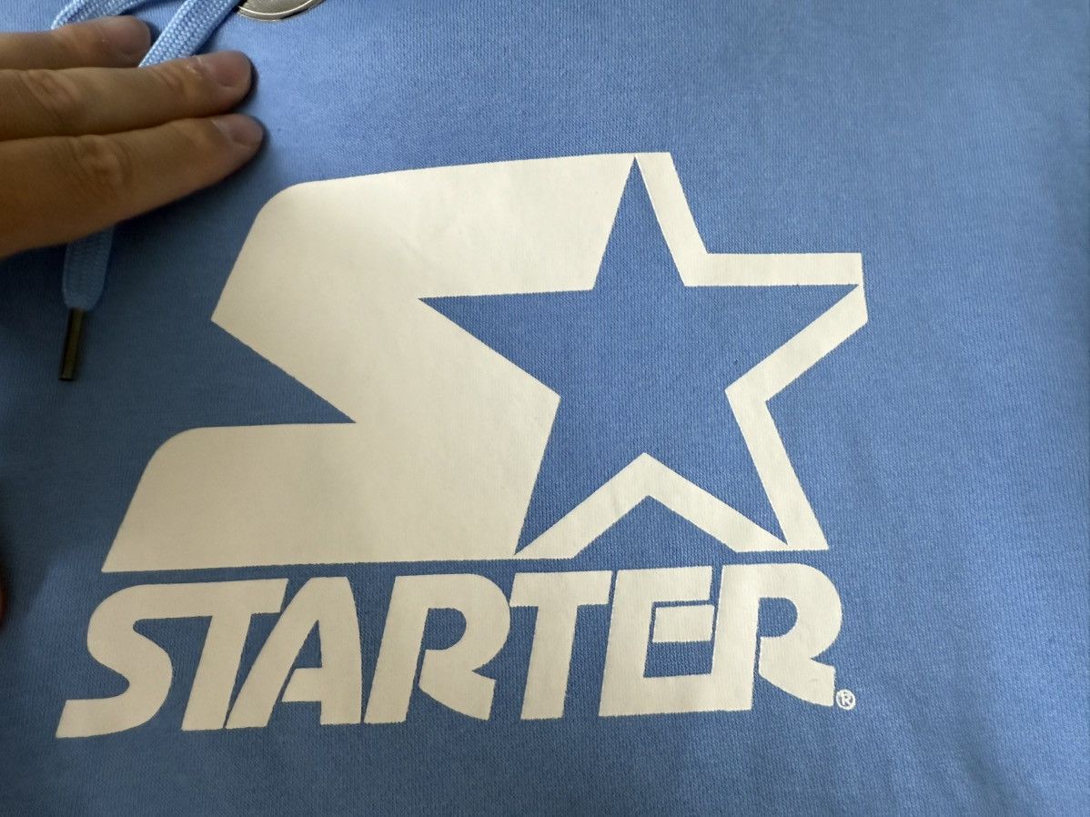 Starter NWT - STARTER Men's Sky Blue Hoodie with White Emblem Size US L / EU 52-54 / 3 - 6 Thumbnail