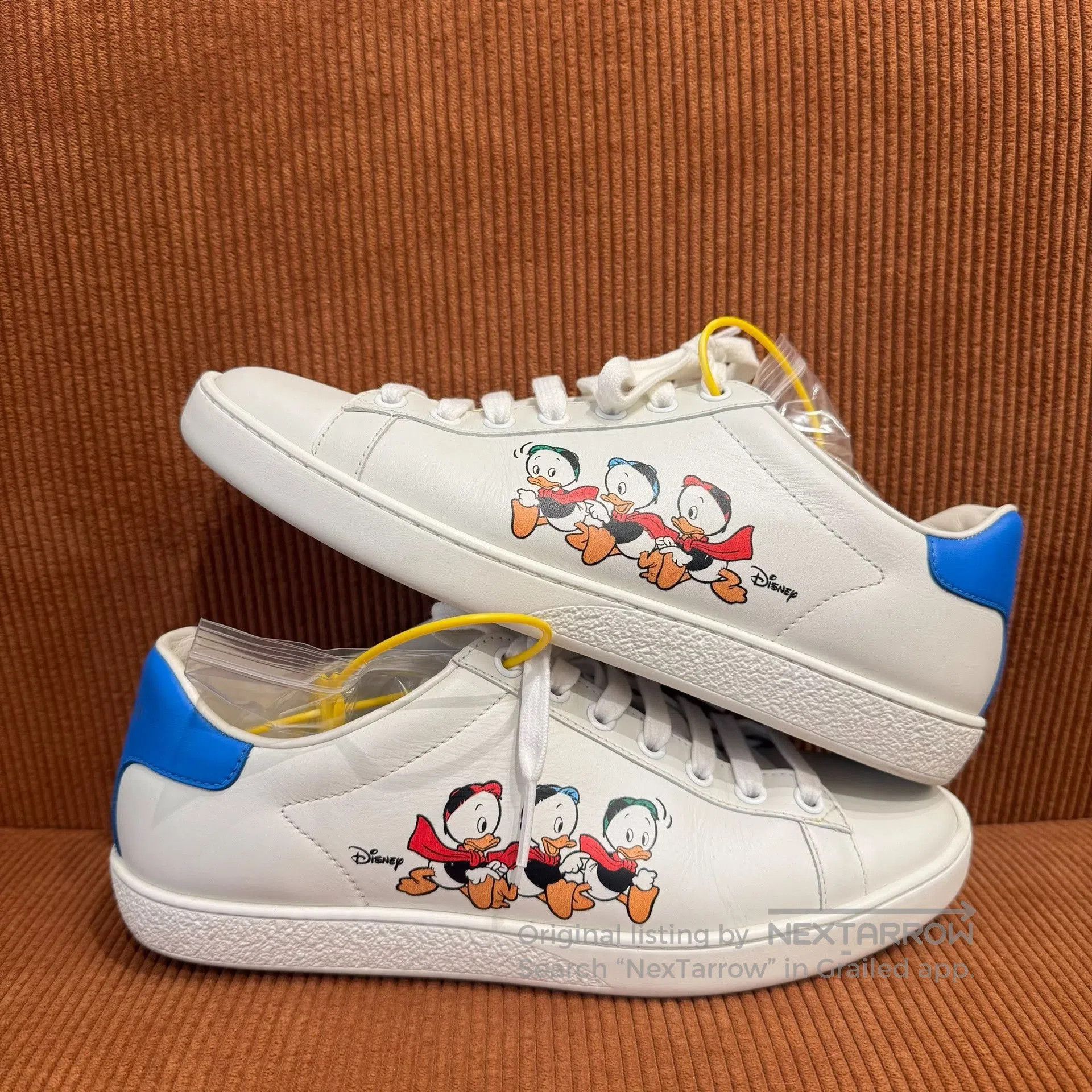 Gucci Gucci Disney Donald Duck White Sneakers. Size US 5.5 / IT 35.5 - 3 Thumbnail