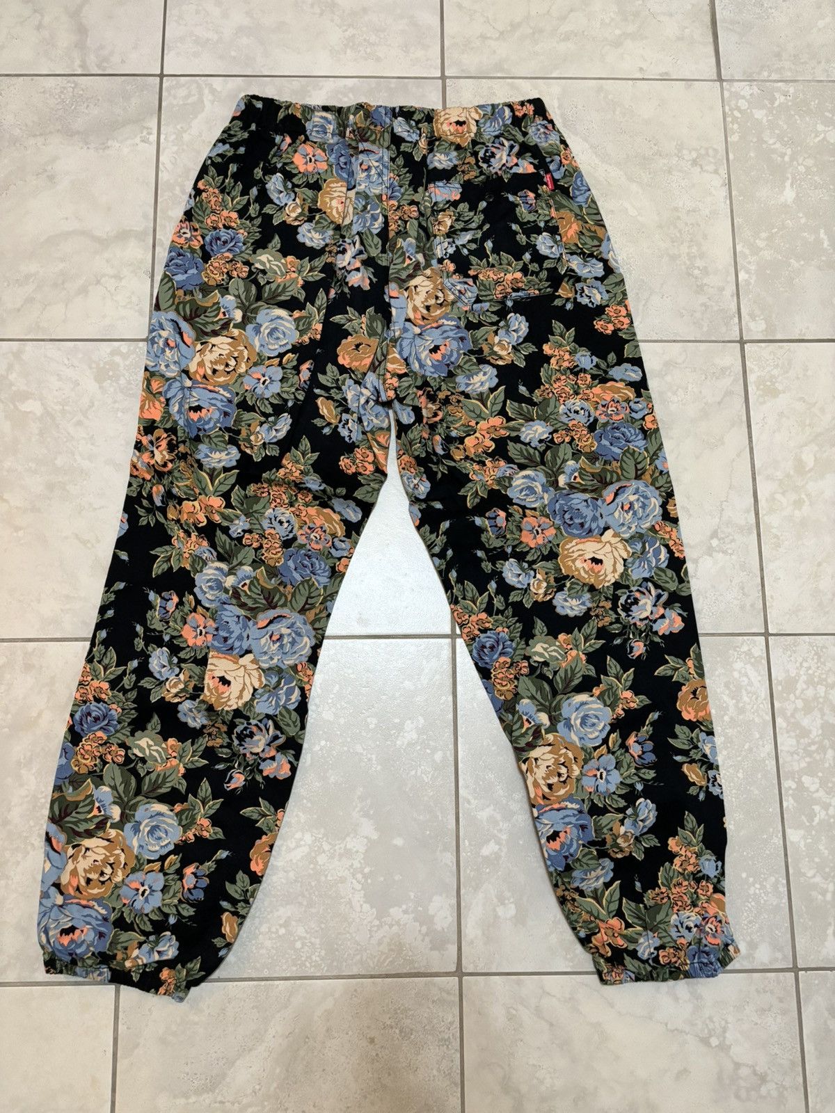 Supreme rare like new FW 2014 Supreme Floral Flower black pants Size US 30 / EU 46 - 13 Thumbnail