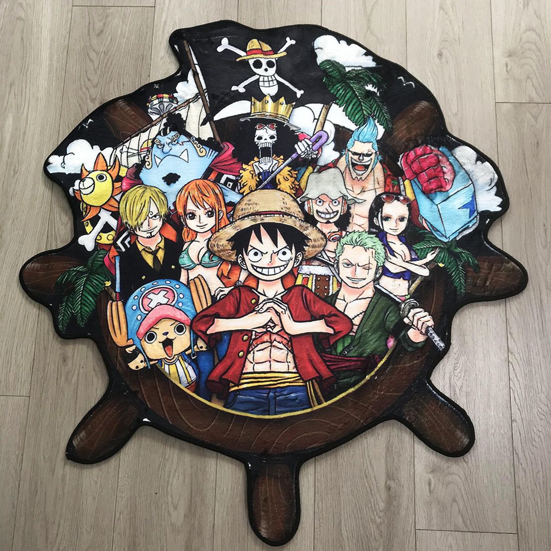 Japanese Brand × Vintage Custom Rug Design One Piece Rudder Design Anime Size ONE SIZE - 7 Thumbnail