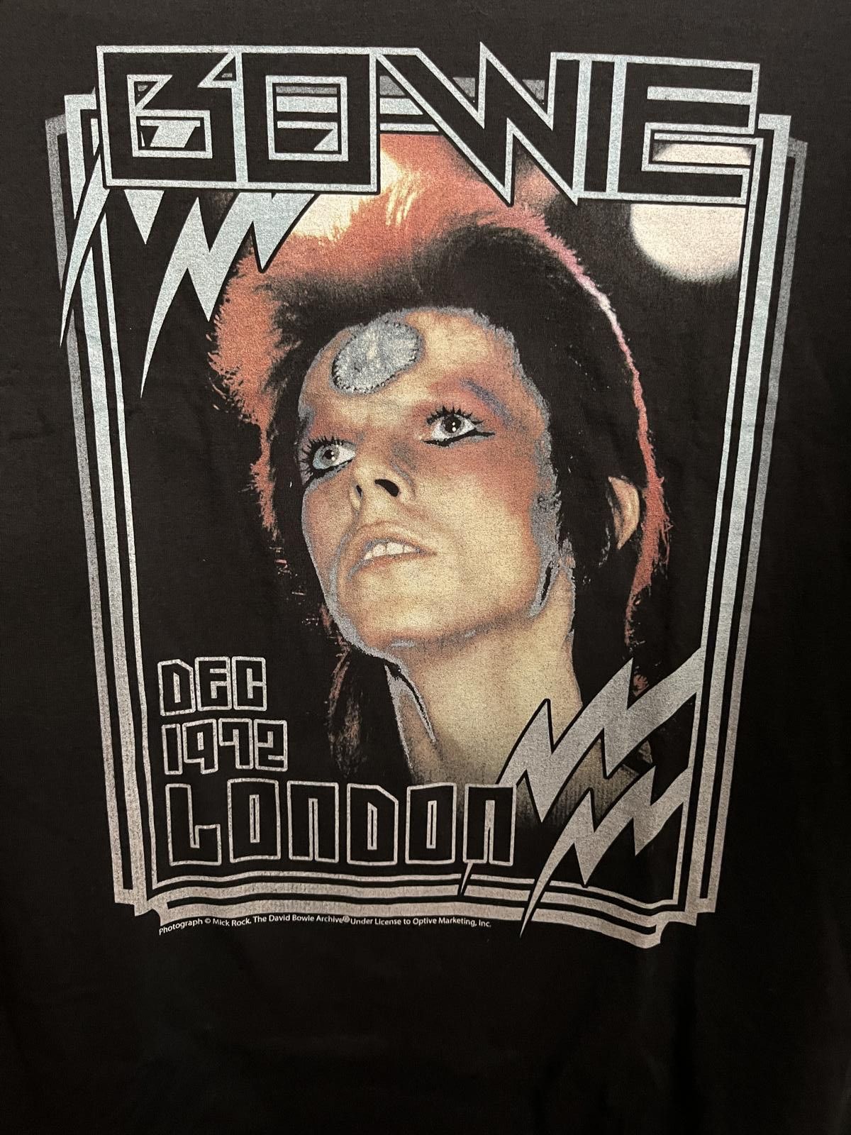 Designer Y2K David Bowie Ziggy Stardust T-shirt 1972 Photo Tee -3XL Size US XXL / EU 58 / 5 - 3 Thumbnail