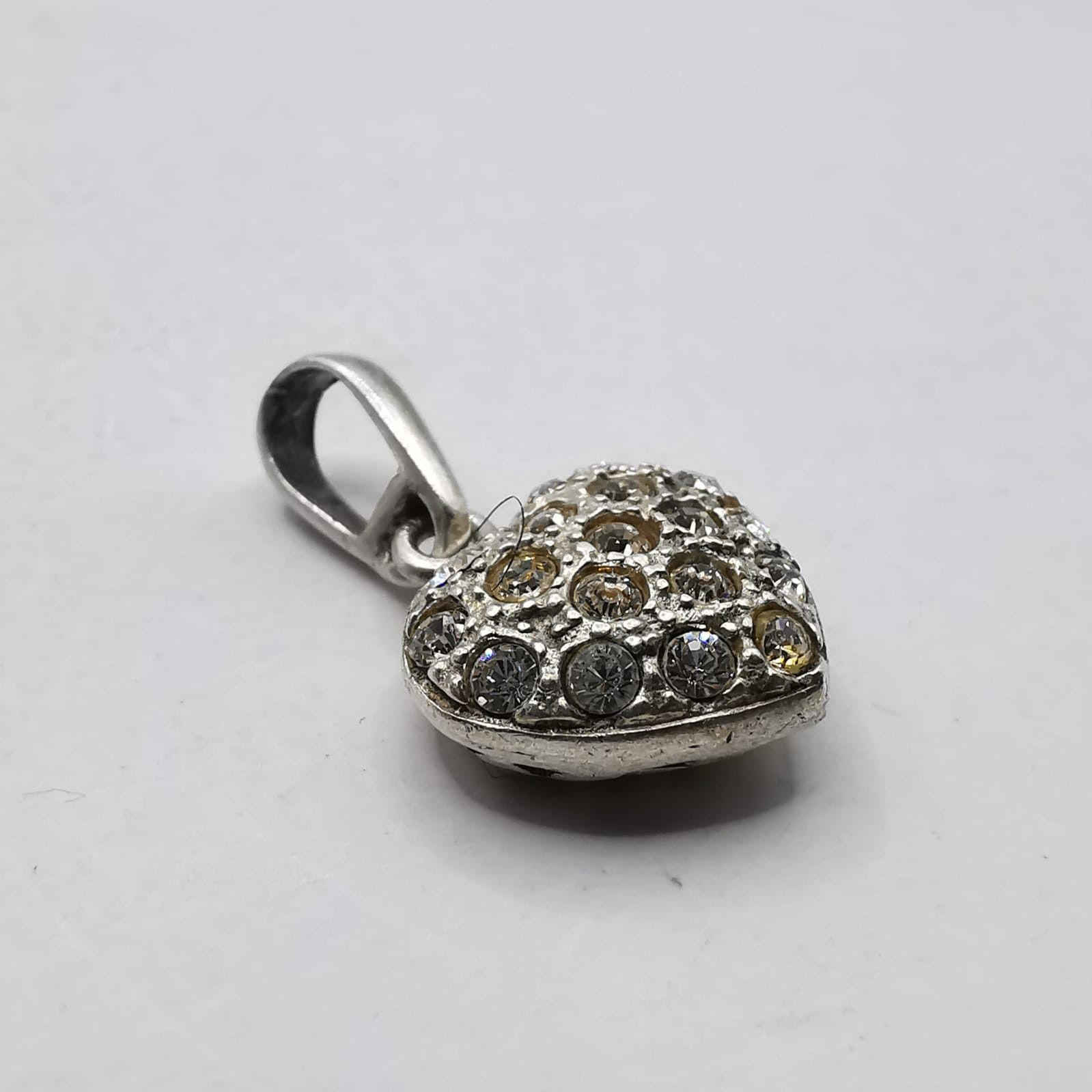 Sterling Silver Vintage Pendant 925 Sterling Silver Jewelry,Zircon 2,71g Size ONE SIZE - 3 Thumbnail