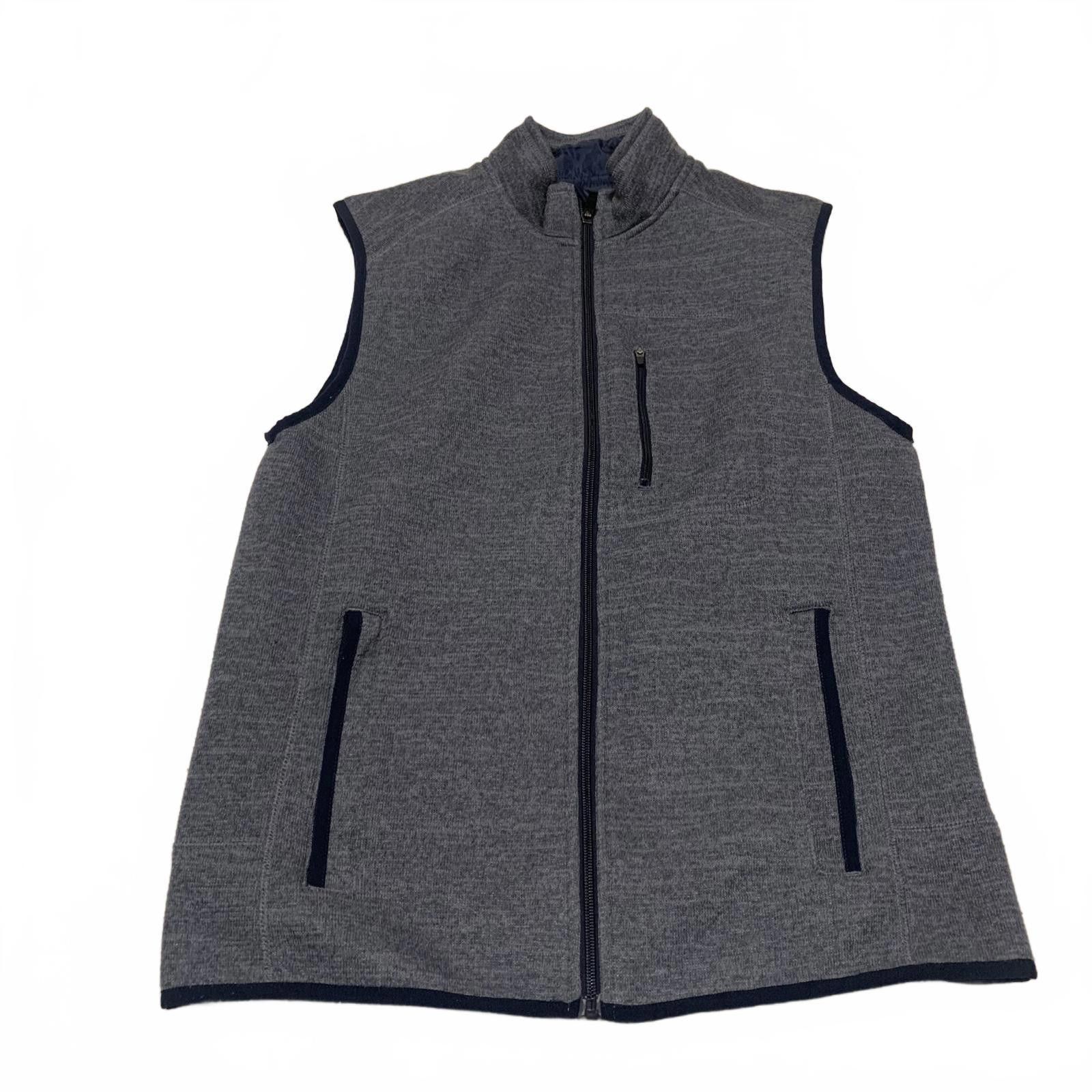 johnnie-O Johnnie-O West Coast Prep Men's Size Medium Grey Fleece Vest Size US M / EU 48-50 / 2 - 1 Thumbnail