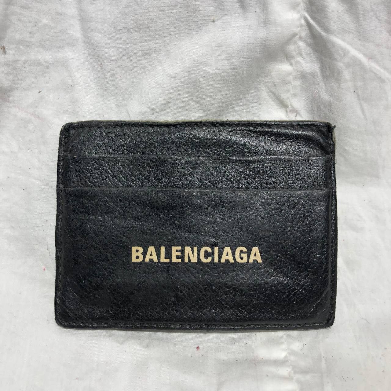 Balenciaga Balenciaga Signature logo leather card holder Size ONE SIZE - 1 Thumbnail