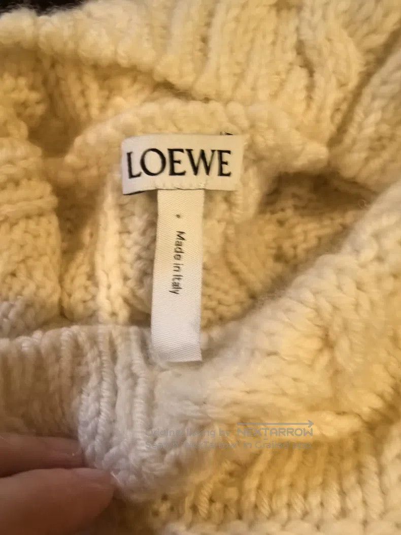 Loewe Loewe Beige Knit Sweater Size M / US 6-8 / IT 42-44 - 4 Thumbnail