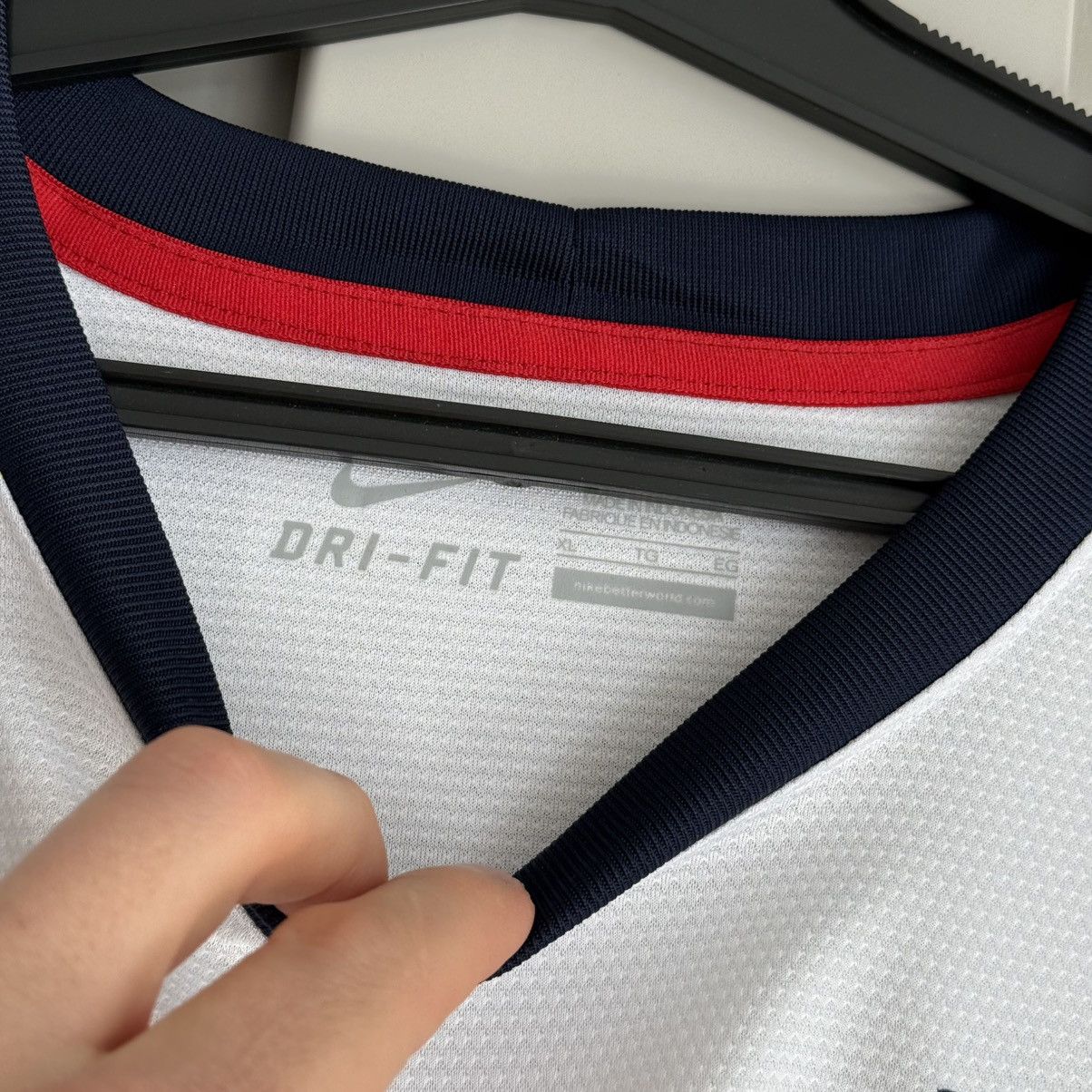 Nike England 2013/2014 Nike Home Football Shirt Soccer Jersey Size US XL / EU 56 / 4 - 5 Thumbnail