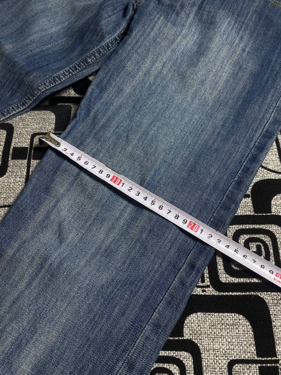 Other Crazy Crash Dirty Baggy Faded Jean Japan Avant Garde Style Size US 28 / EU 44 - 9 Thumbnail
