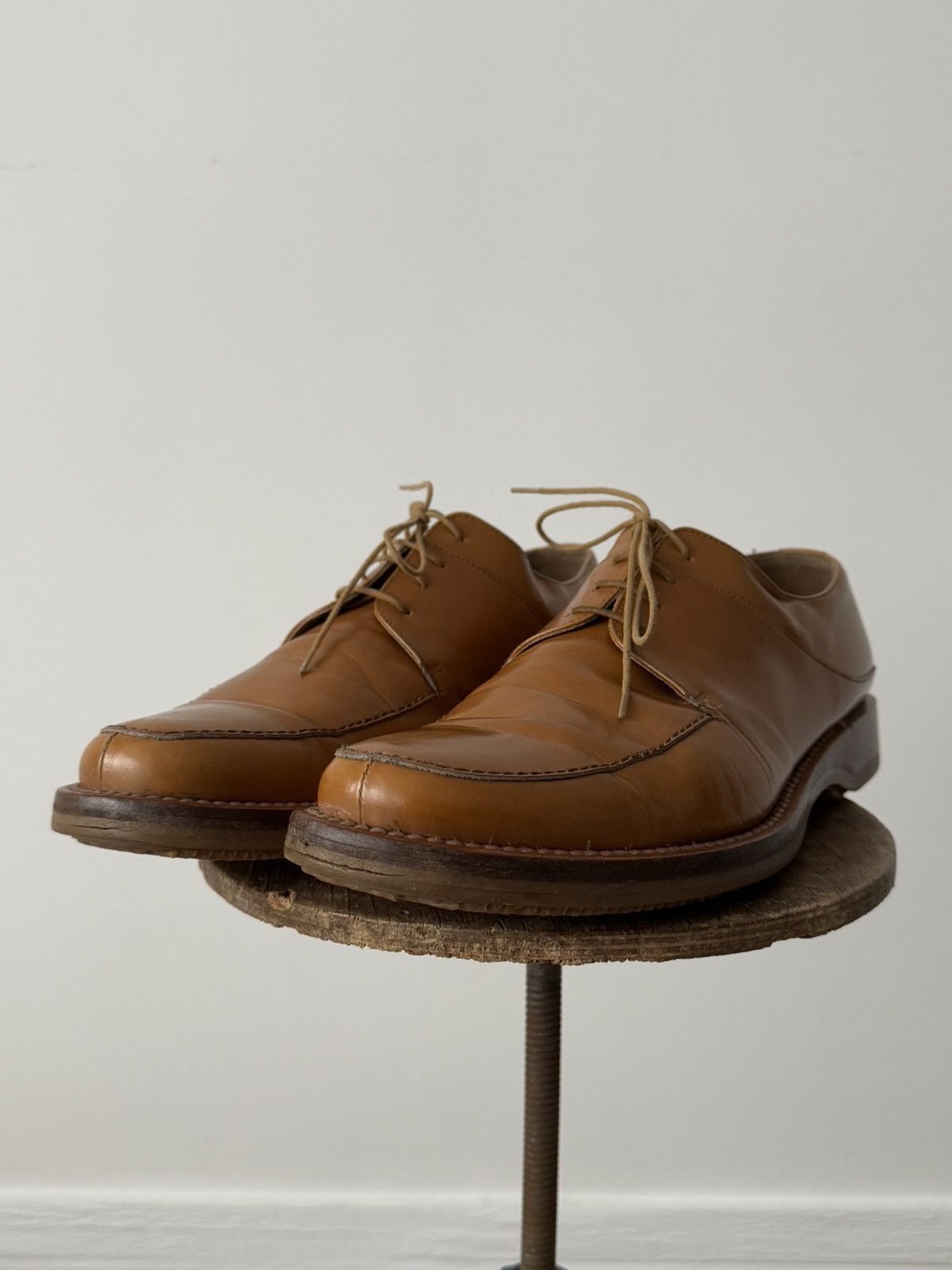 Officine Creative Officine Creative Brown Leather Derby Shoes Size US 11 / EU 44 - 3 Thumbnail