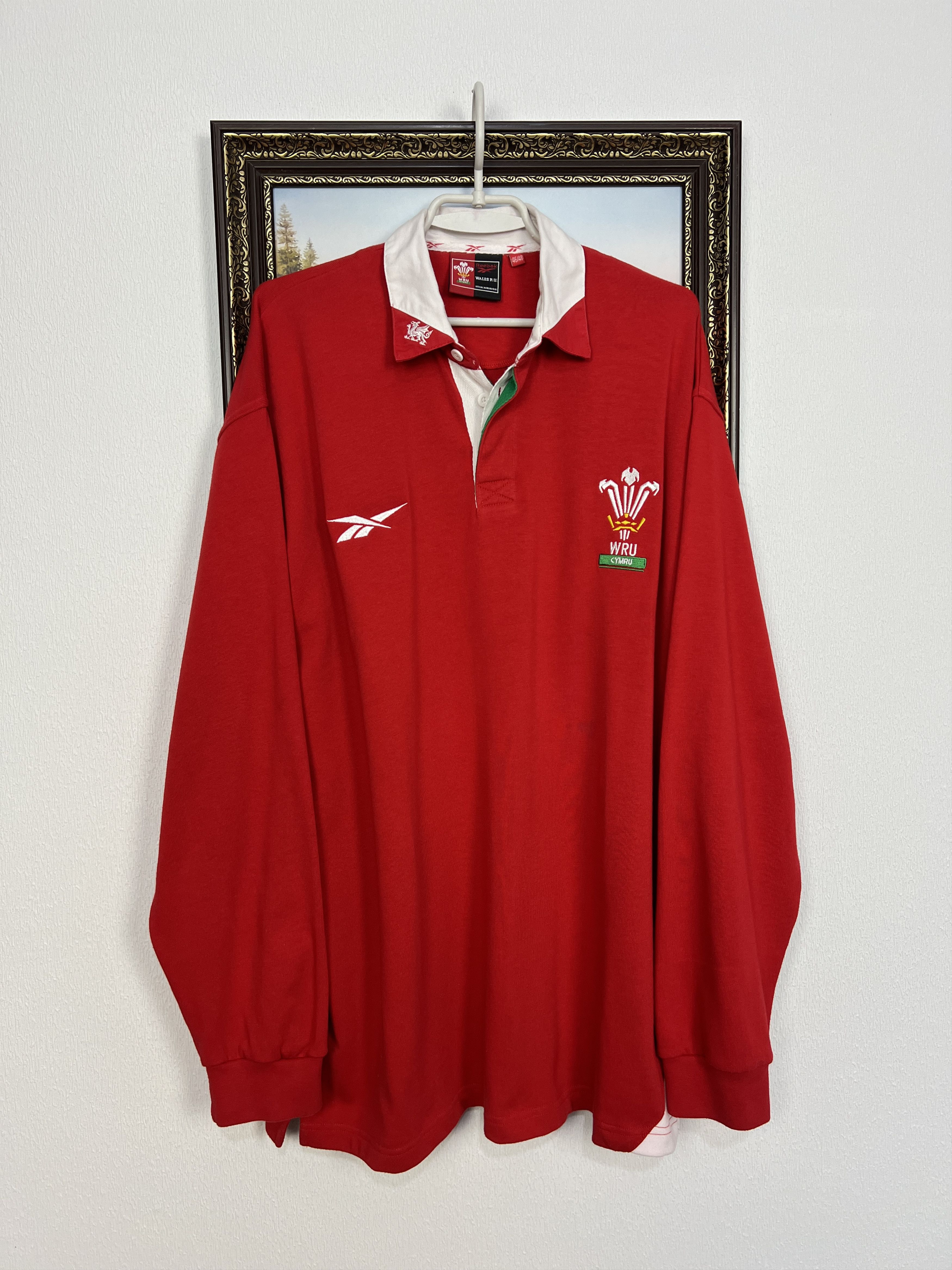 Reebok Vintage 90's Wales Rugby Union Jersey Long Sleeve Shirt Size US XXL / EU 58 / 5 - 1 Thumbnail