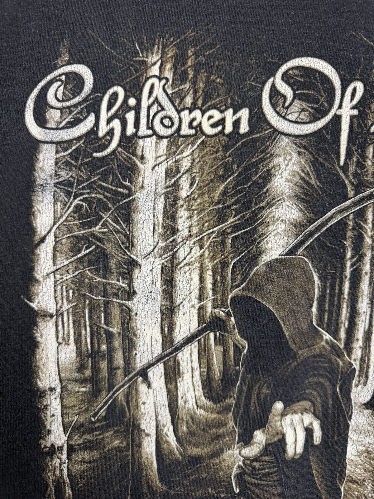 Band Tees Vintage Children of Bodom Death Wants You Distressed T-Shirt Size US L / EU 52-54 / 3 - 9 Thumbnail
